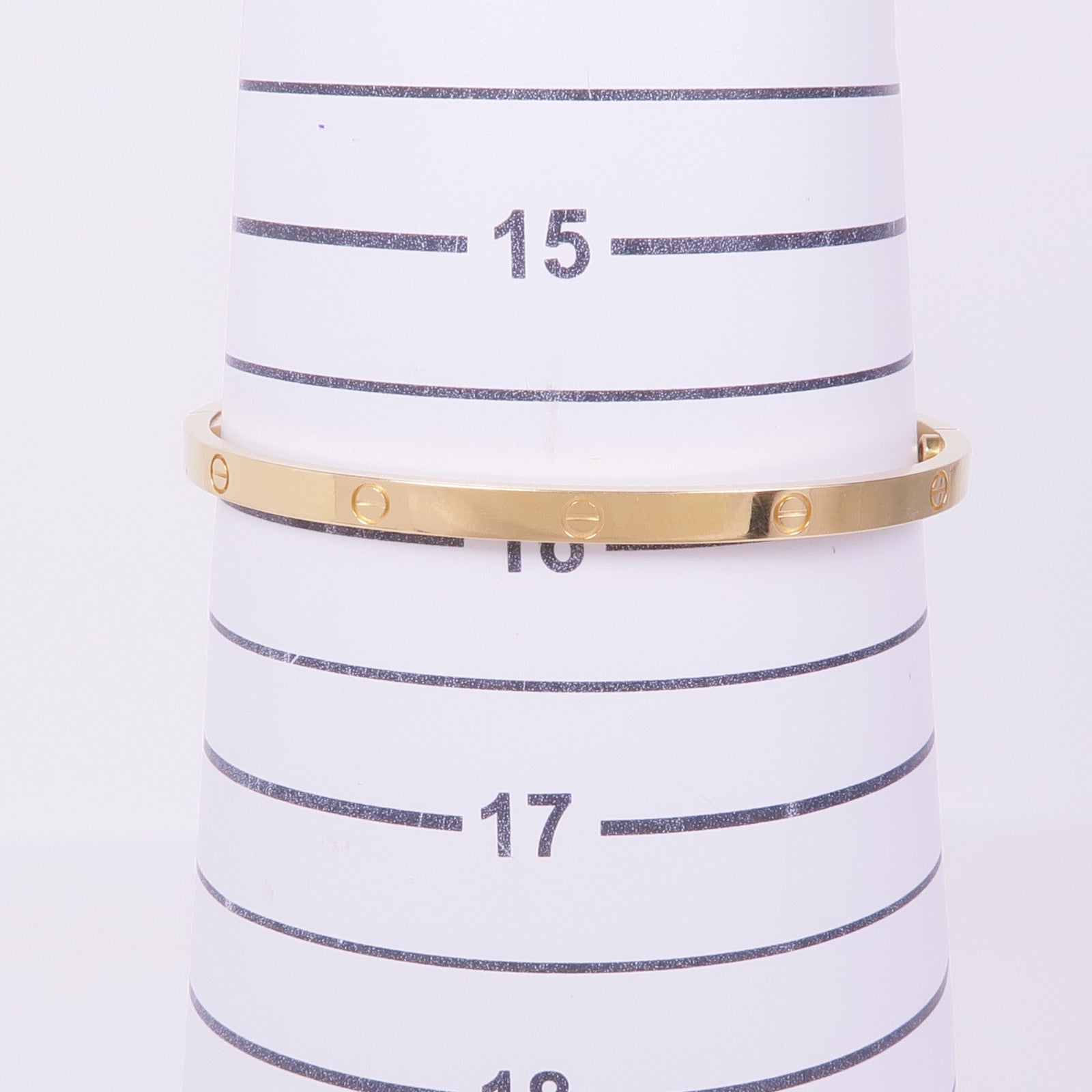 CARTIER 18K黄金Love Bangle手鐲#17