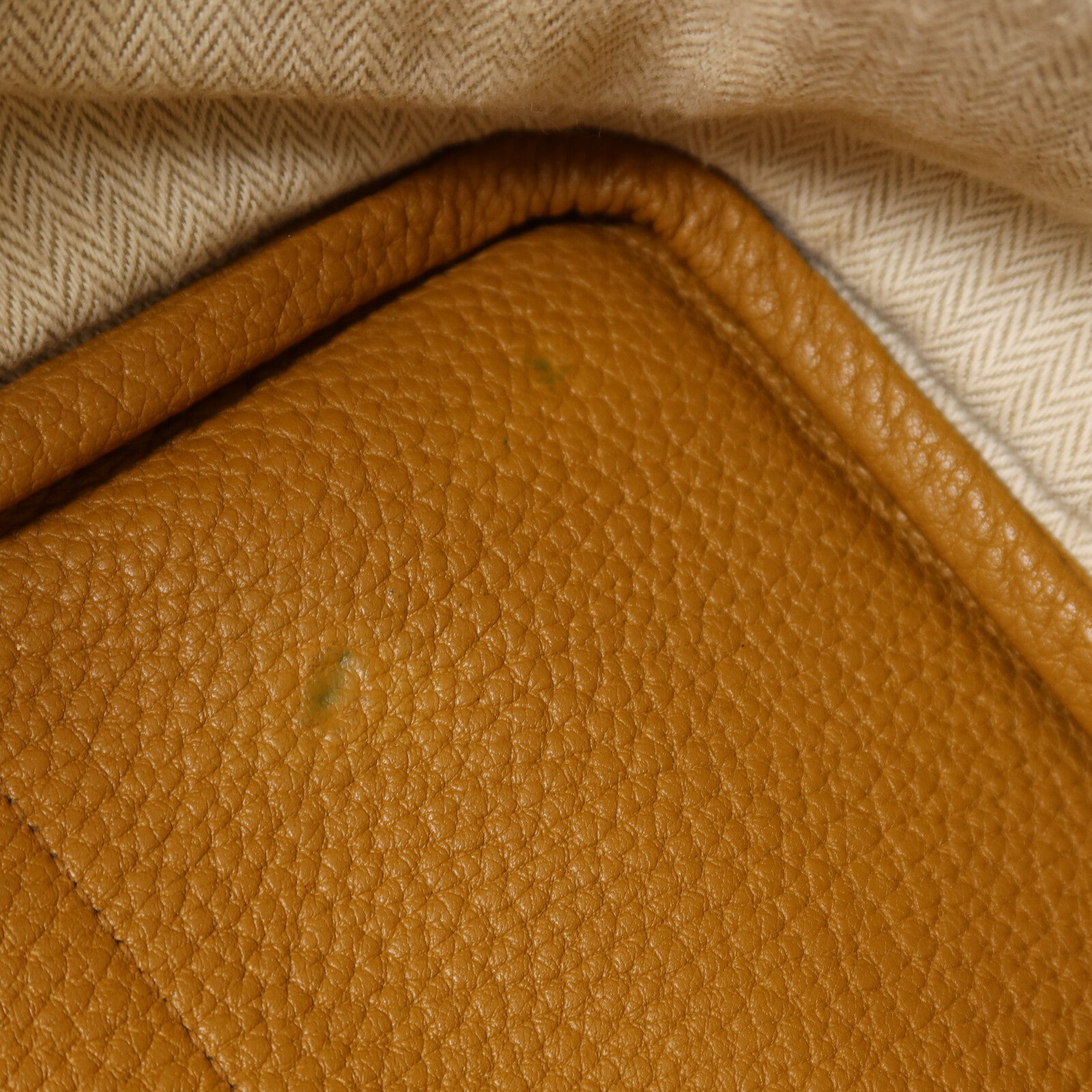 HERMES Negonda皮革Garden Party PM手挽袋Sesame