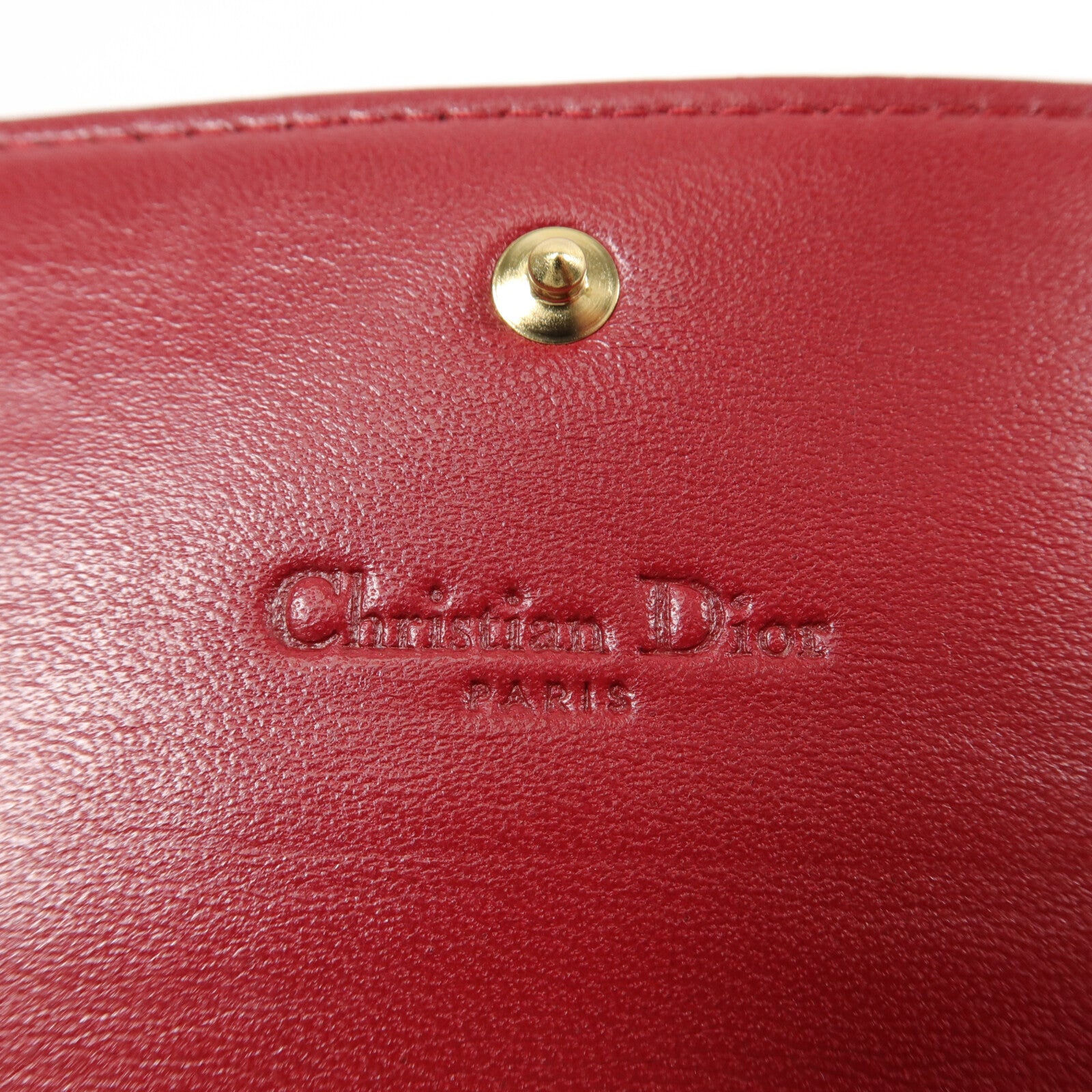 Dior 羊皮皮革Lady Dior Wallet On Chain鏈帶肩背袋