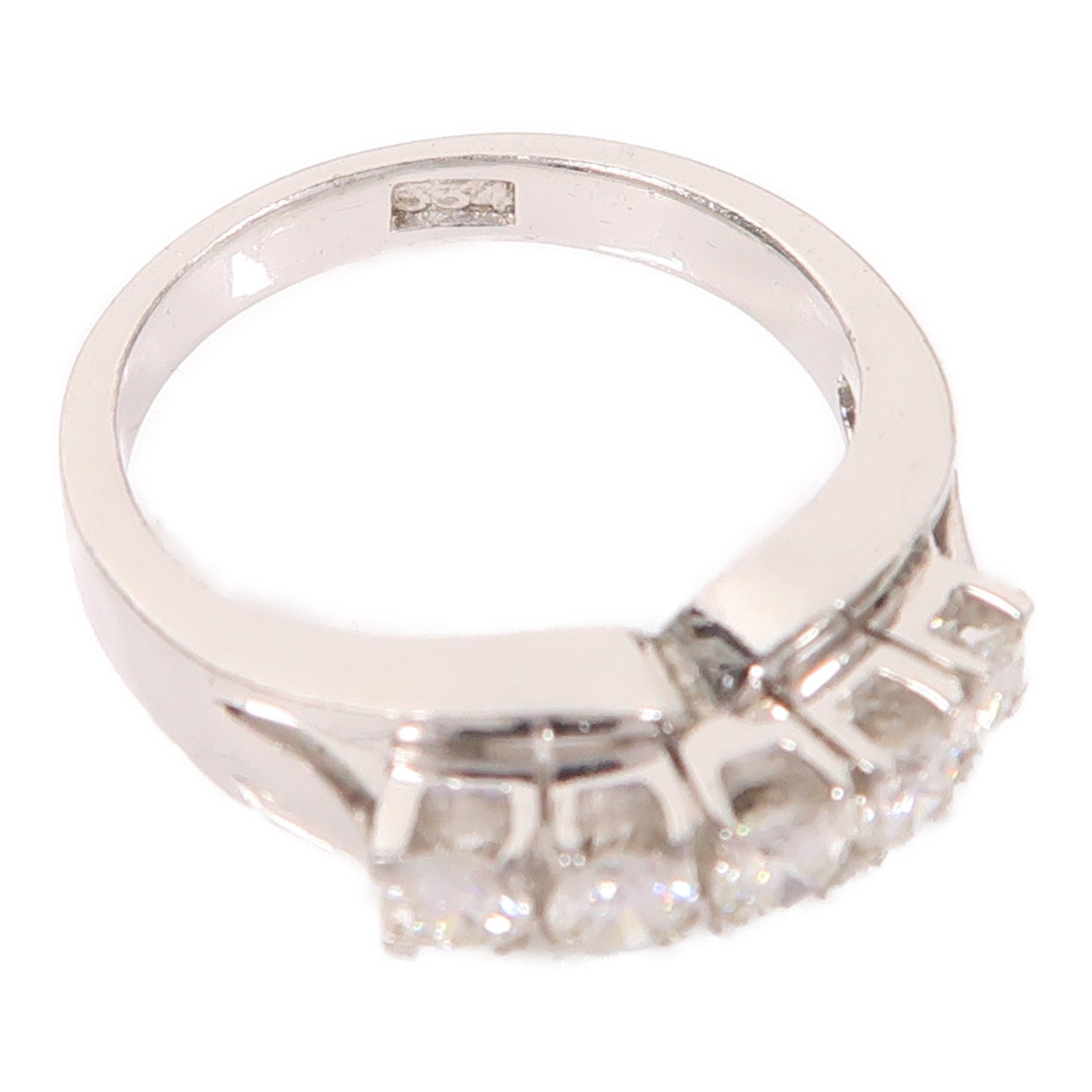 JEWELRY 8K白金Diamond鑽石戒指US#5.5