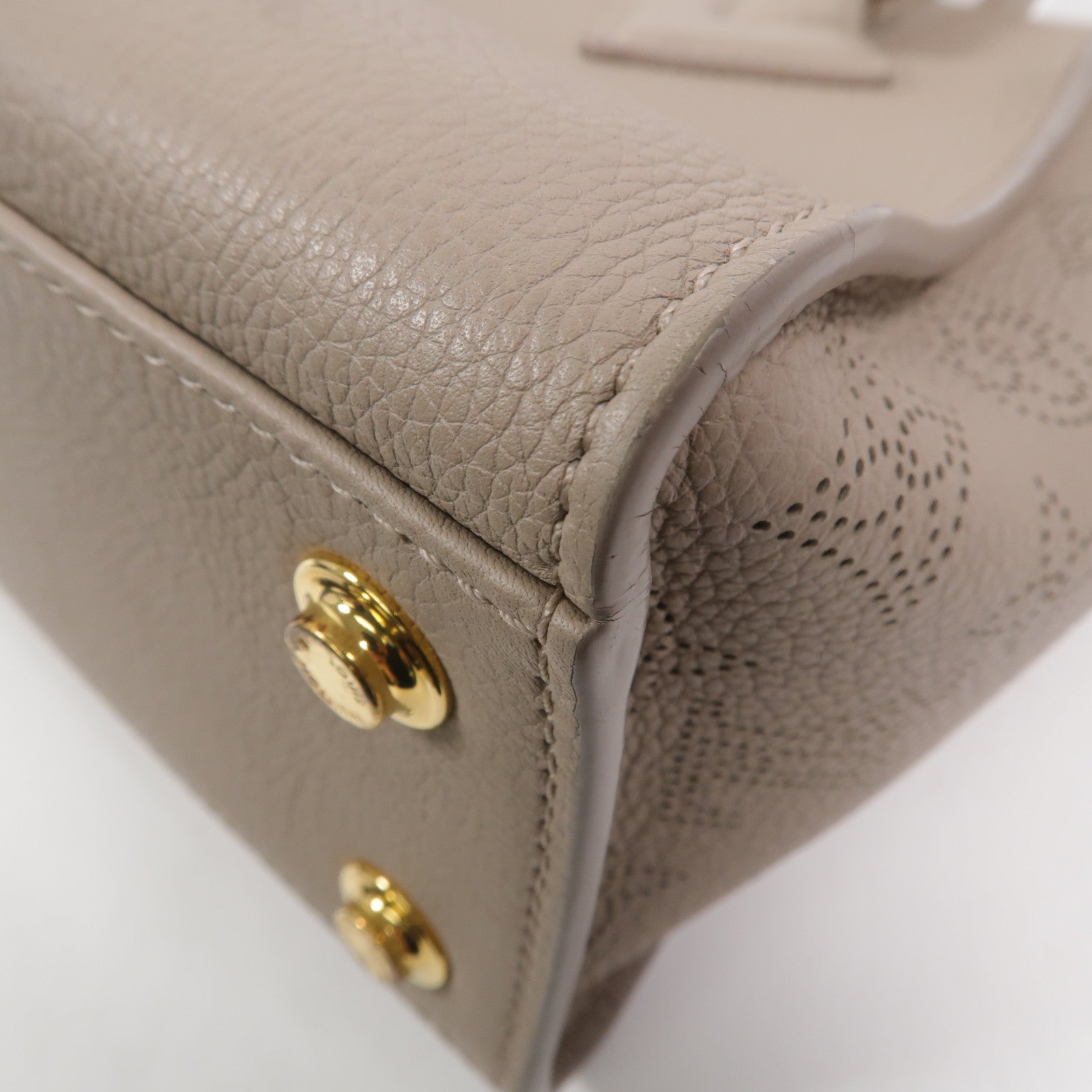 LOUIS VUITTON Monogram Mahina On My Side PM金扣手挽肩背兩用袋