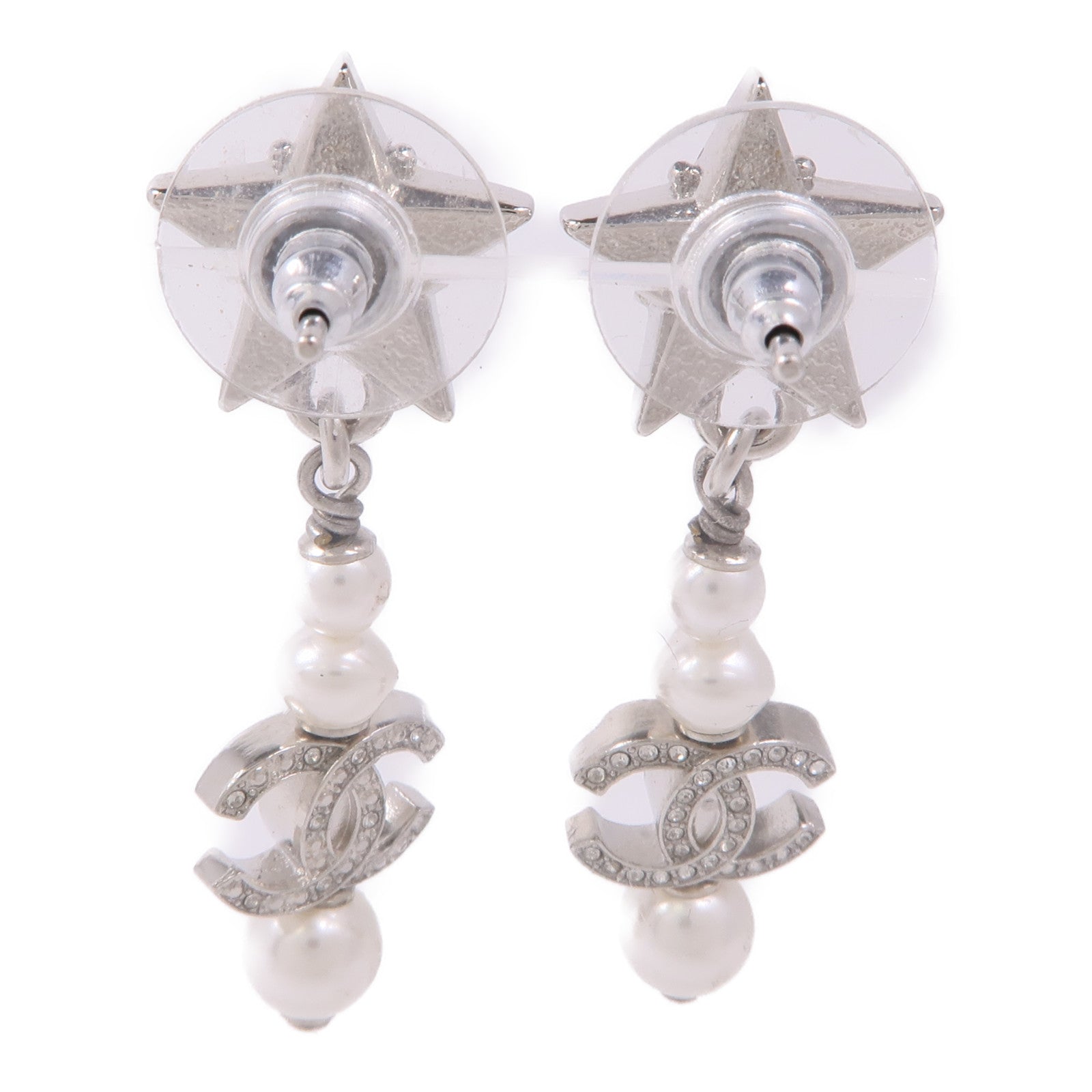 CHANEL 金屬/PVC Earrings耳環