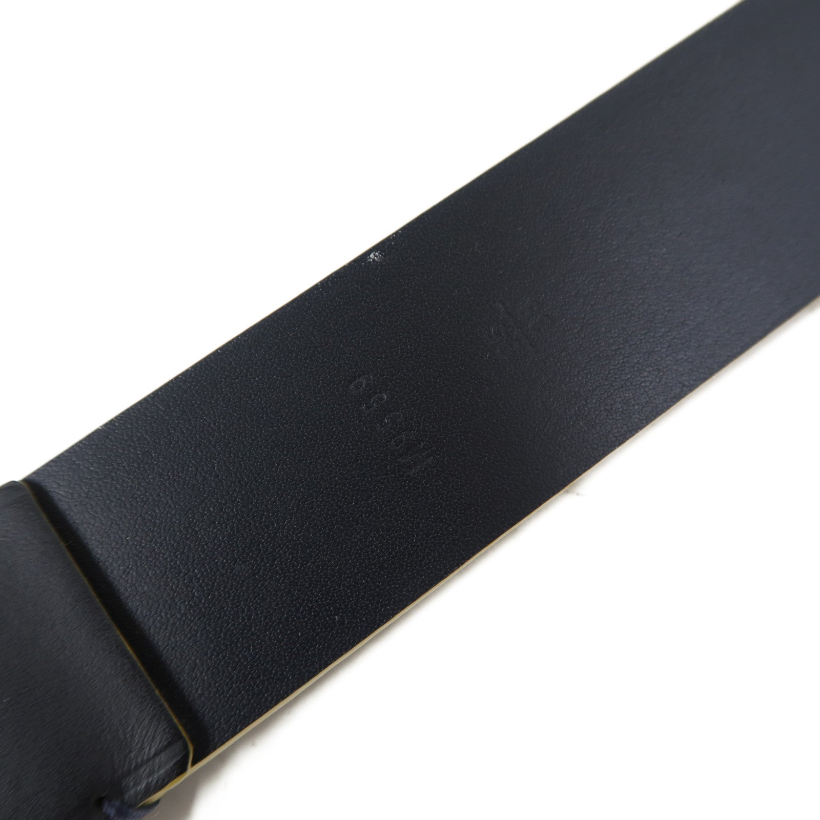 LOUIS VUITTON 牛皮皮革Belt 95cm皮帶黑色