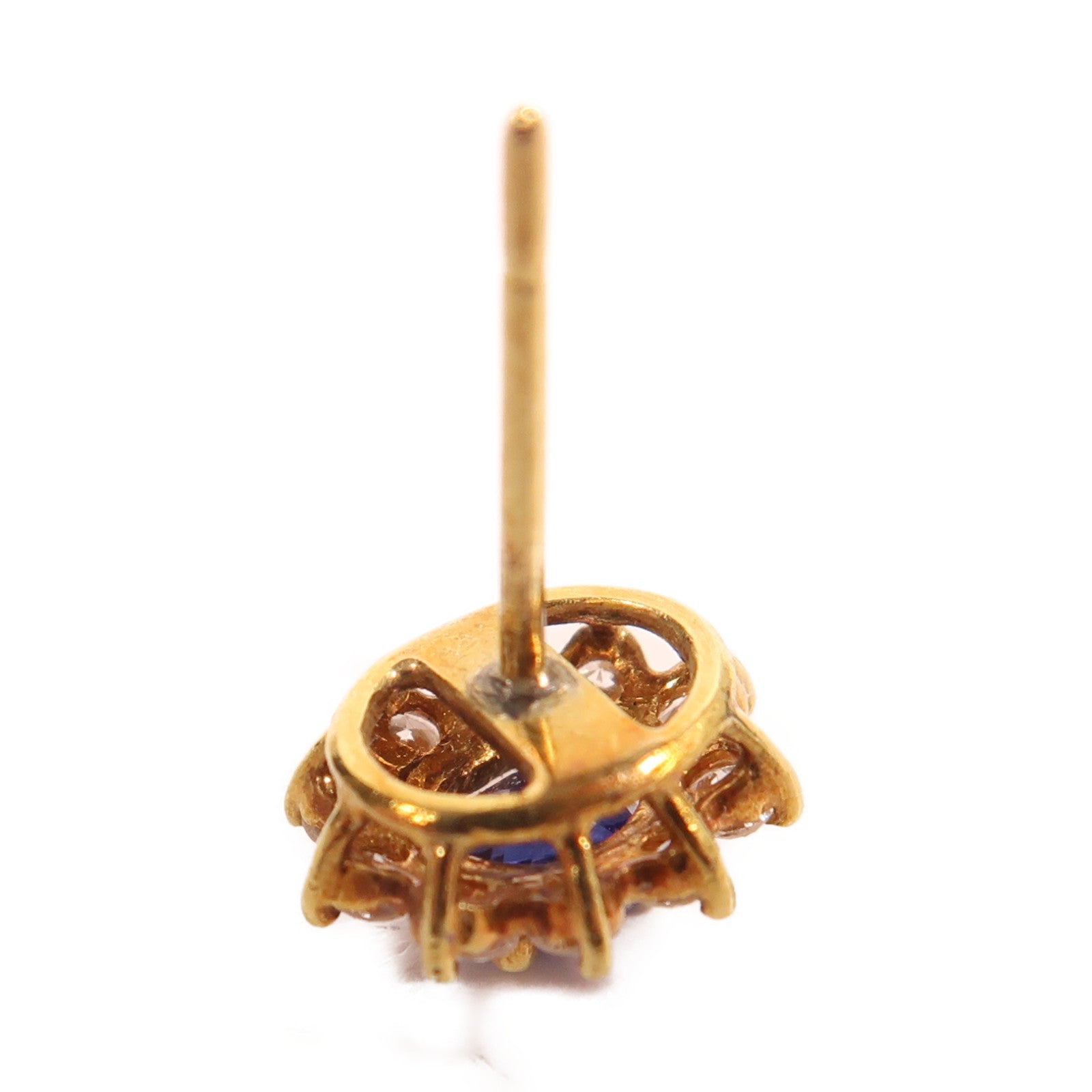 JEWELRY 【激減優惠】K18黃金/藍寶石/鑽石Sapphire Diamond Earrings耳環
