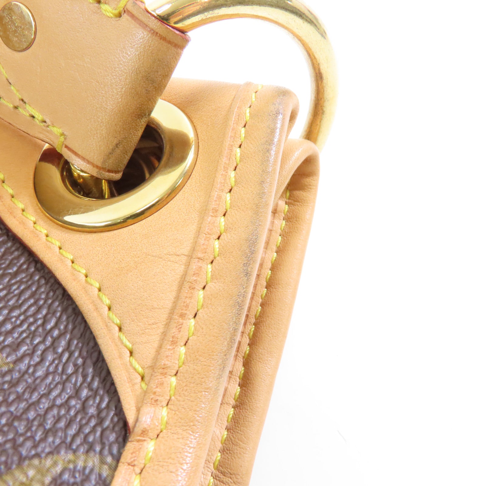 LOUIS VUITTON 【激減優惠】Monogram Galliera PM金扣肩背袋啡色