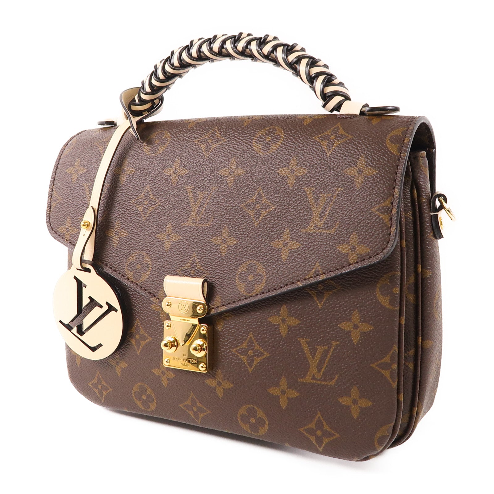 LOUIS VUITTON Monogram Pochette Metis金扣手挽肩背兩用