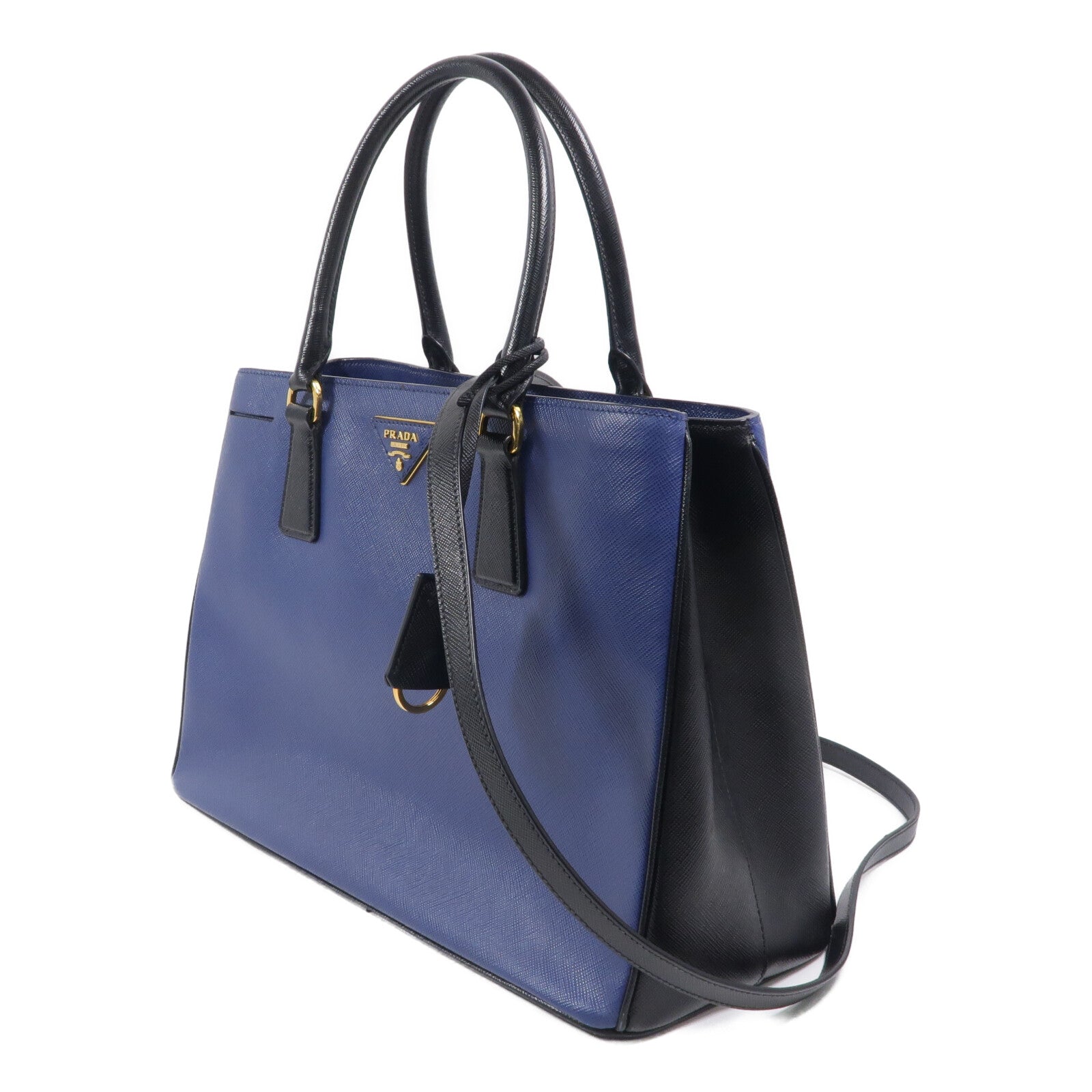PRADA 牛皮皮革2Way Shoulder手挽肩背兩用袋