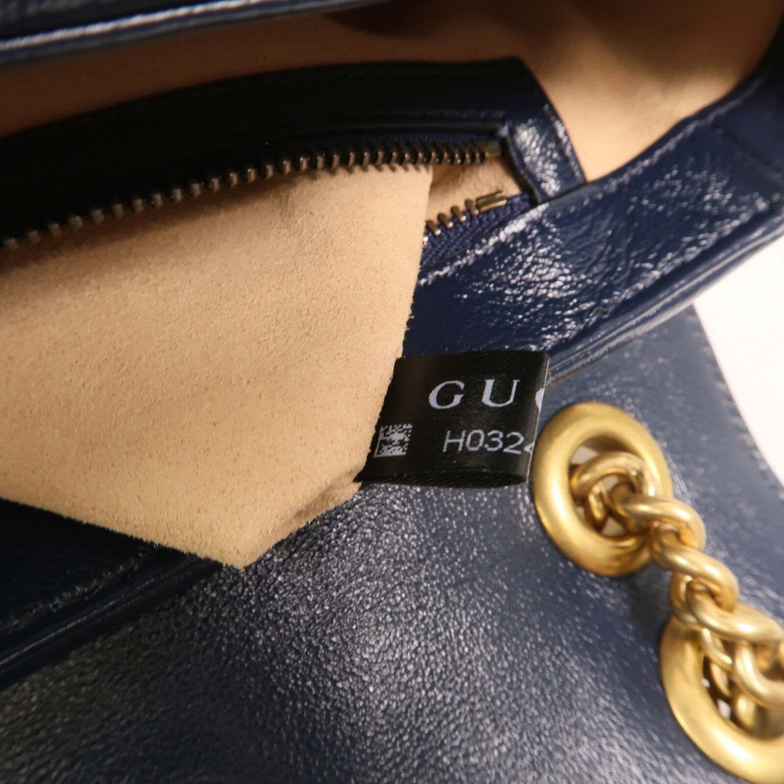 GUCCI 牛皮皮革GG Marmont Shoulder Bag鏈帶肩背袋