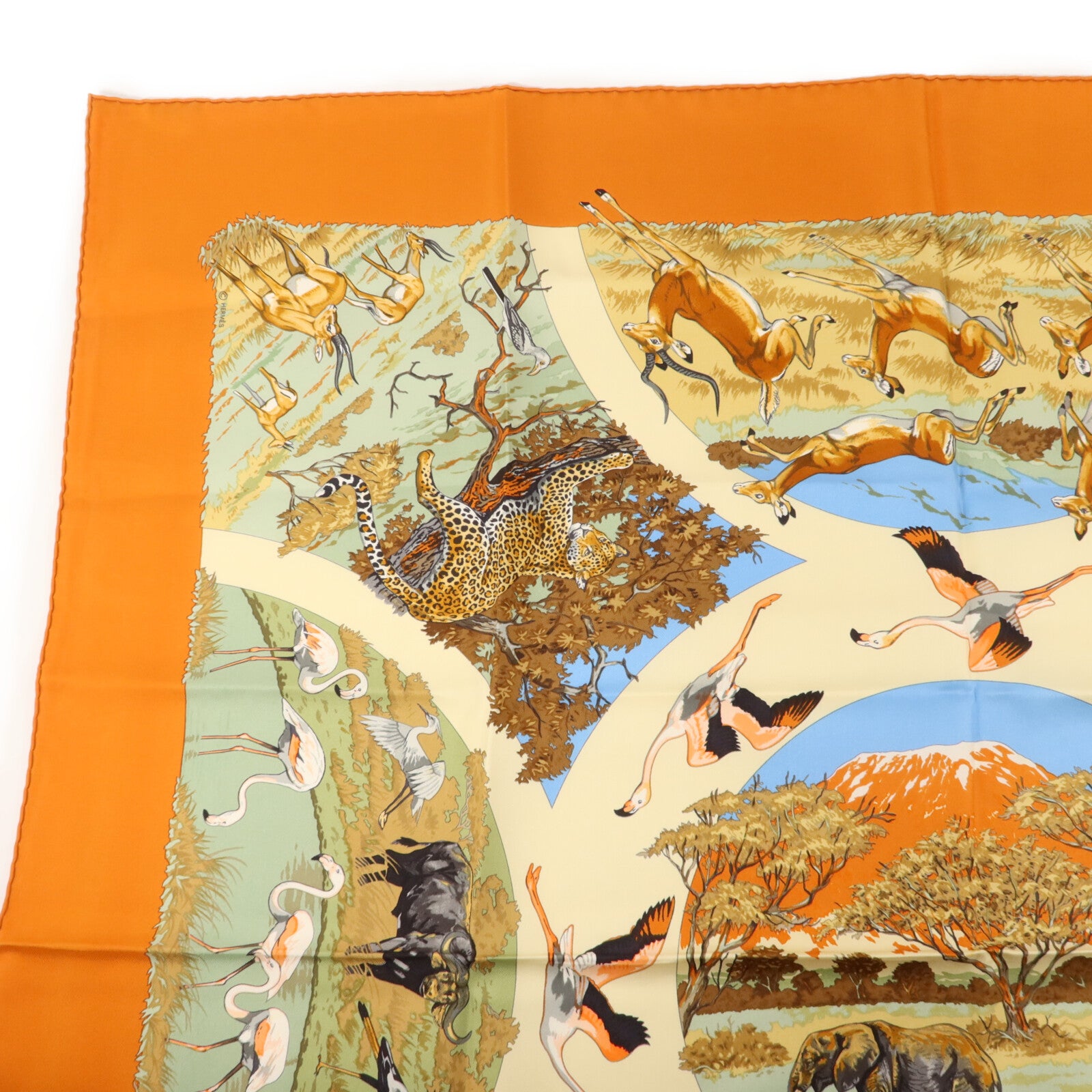 HERMES 絲質Scarf 90X90絲巾