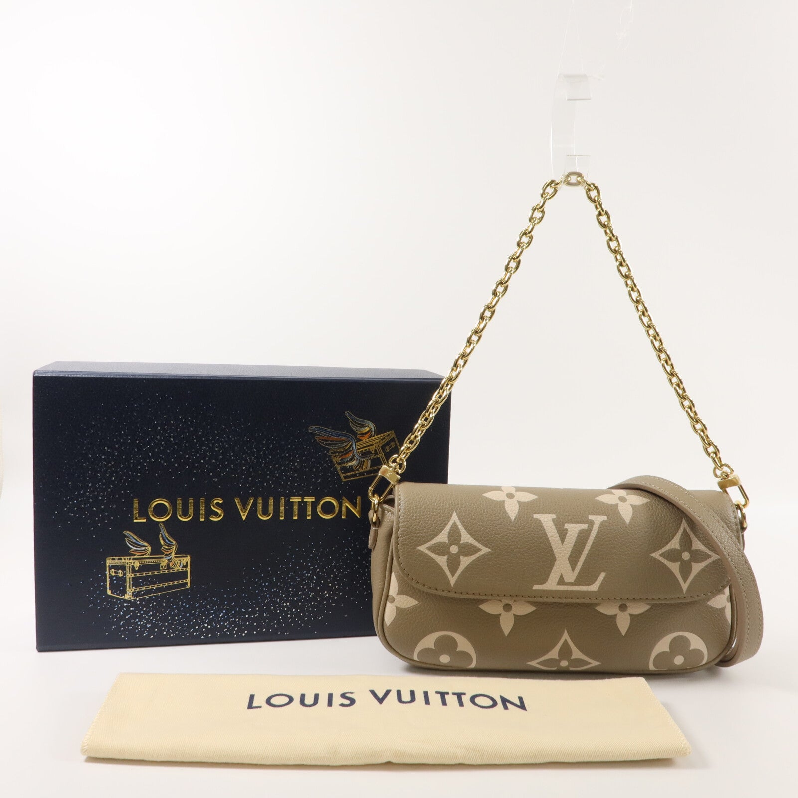 LOUIS VUITTON Monogram Empreinte Ivy手挽肩背兩用袋