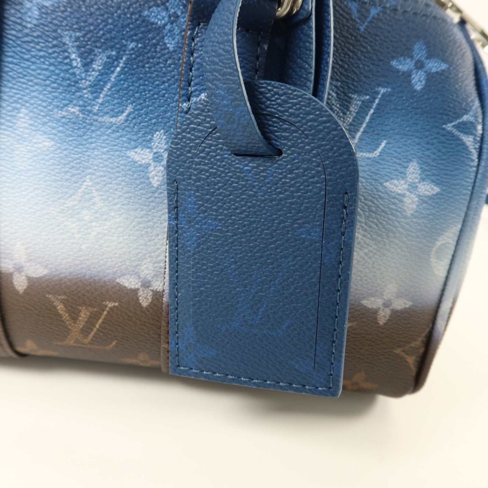 LOUIS VUITTON Monogram Keepall Bandouliere 25銀扣手挽肩背兩用袋