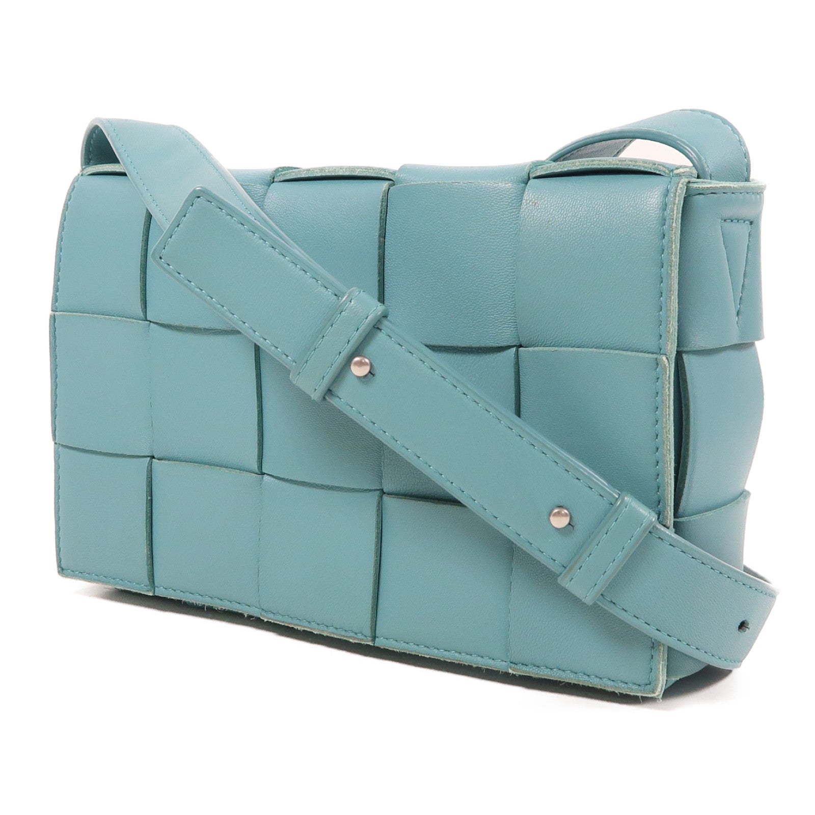 BOTTEGA VENETA 羊皮皮革Cassette肩背袋