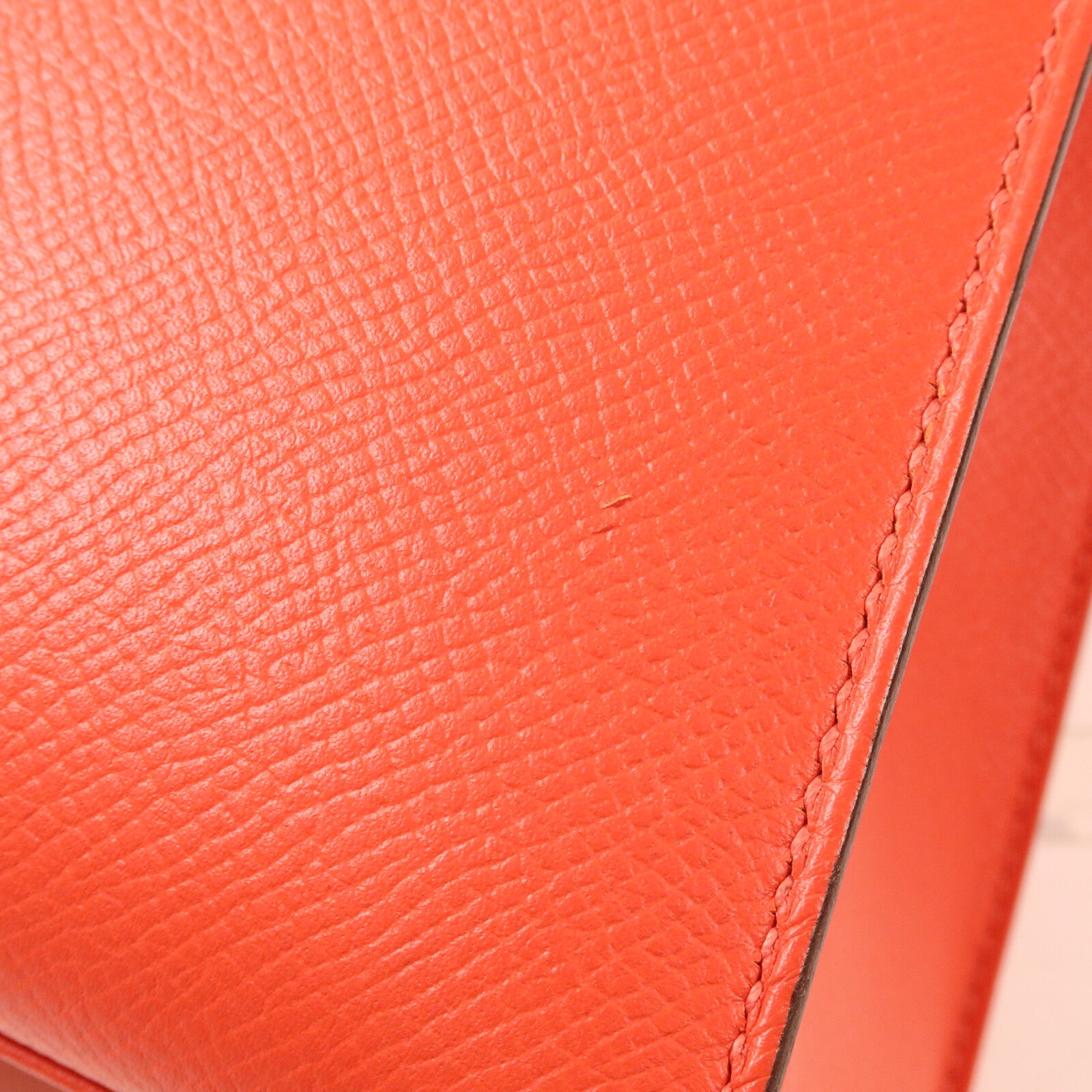 HERMES Epsom皮革Kelly 28手挽肩背兩用袋Rose Jaipur