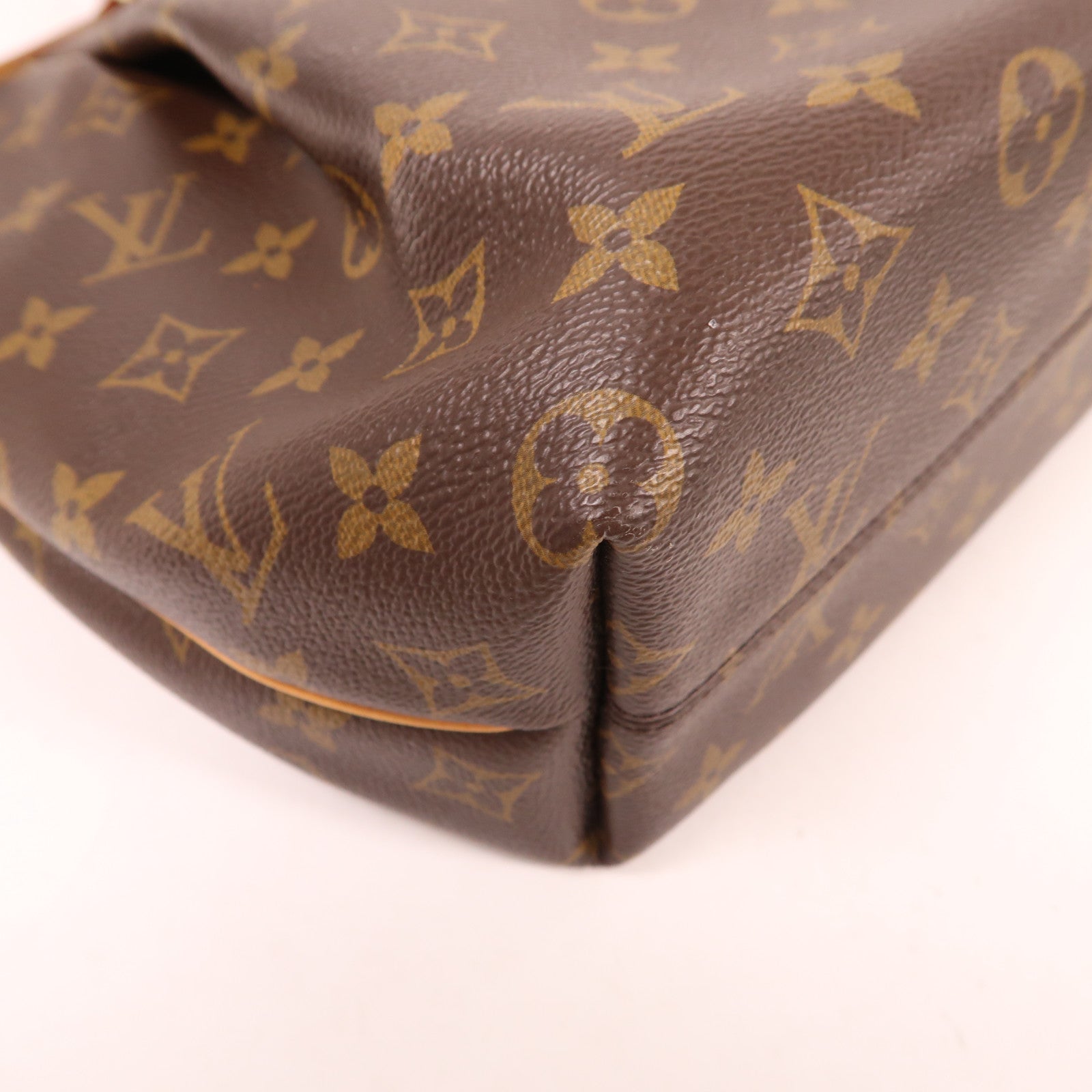 LOUIS VUITTON Monogram Turenne PM金扣手挽肩背兩用袋棕色