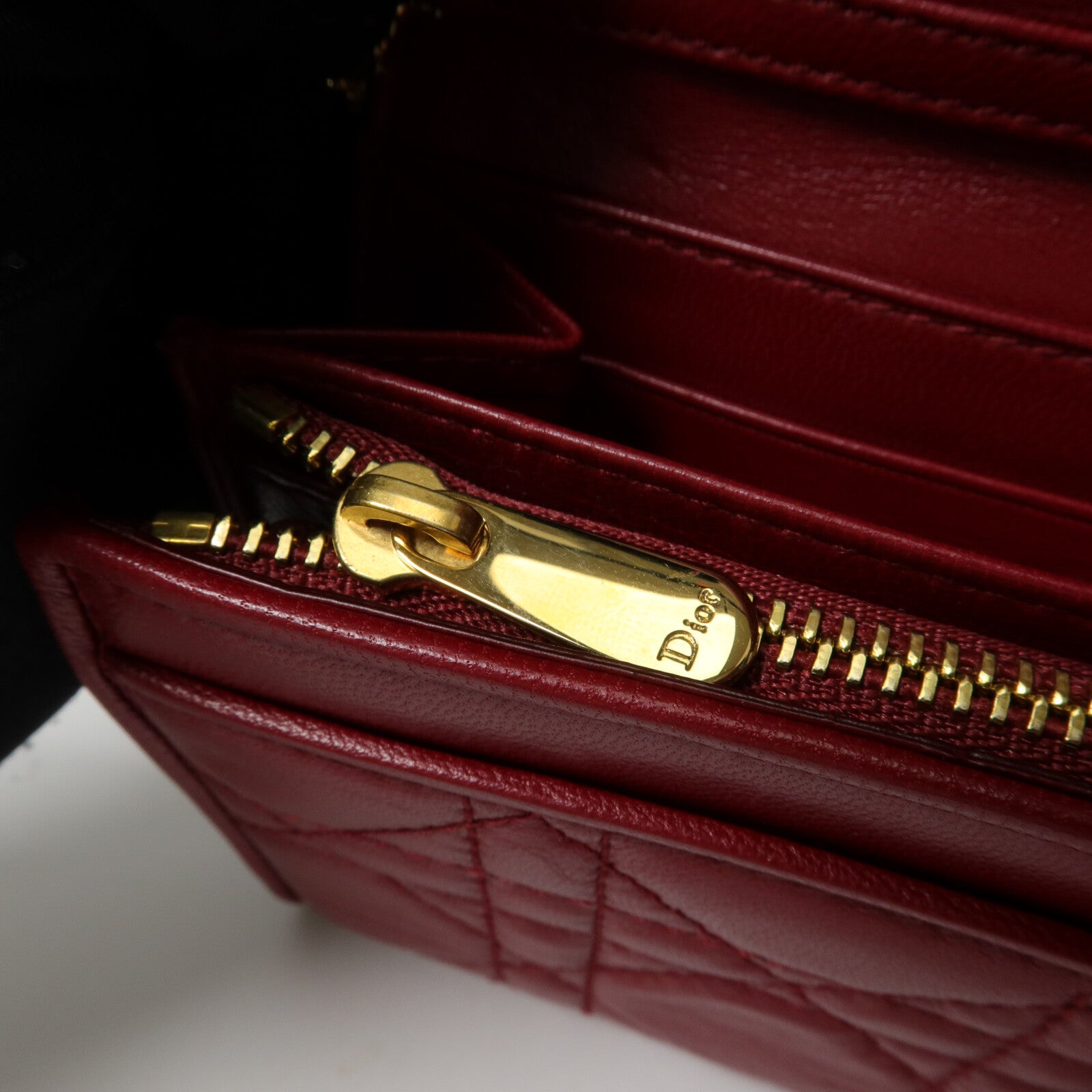 Dior 羊皮皮革Lady Dior Wallet On Chain鏈帶肩背袋