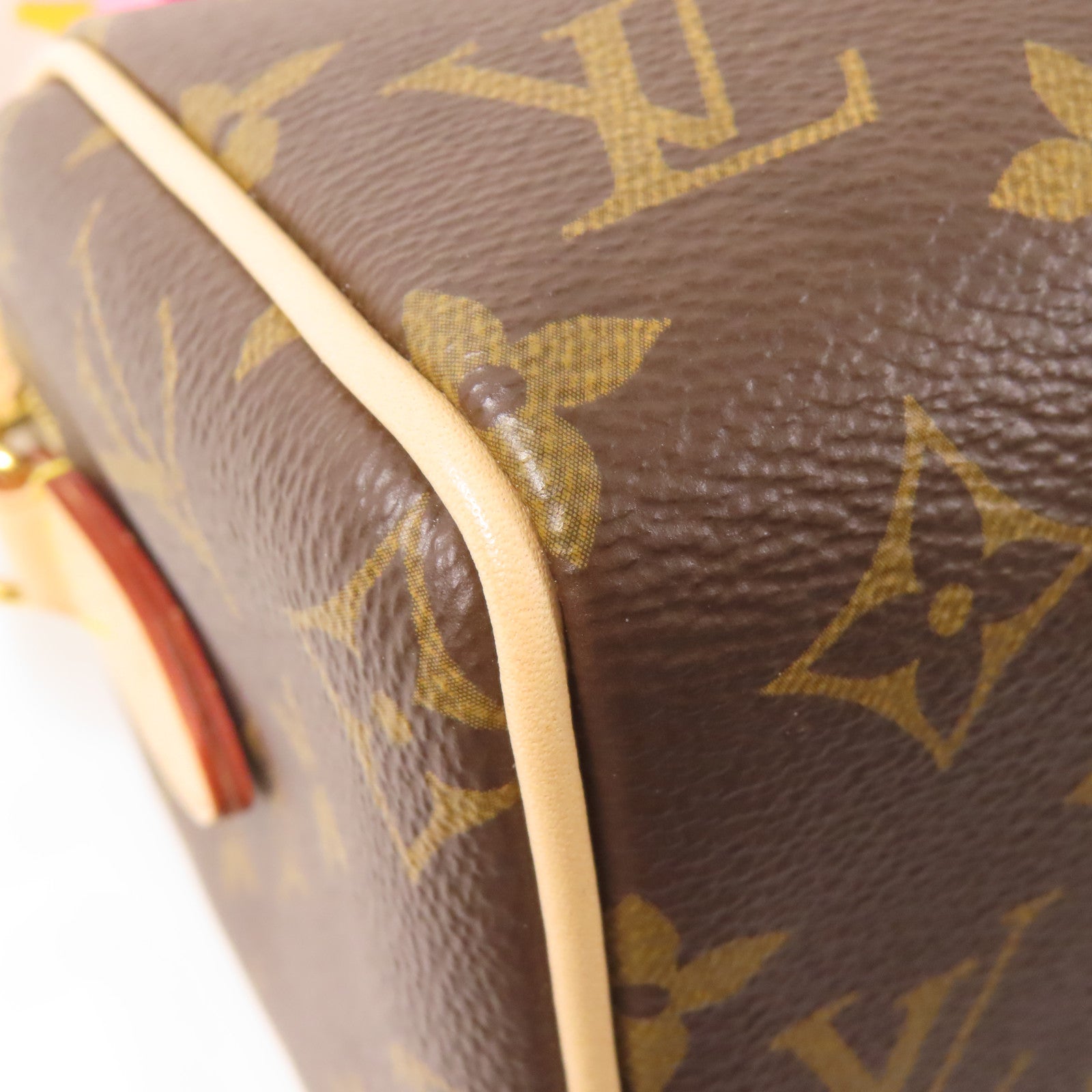LOUIS VUITTON Monogram Speedy 20金扣手挽肩背兩用袋啡色