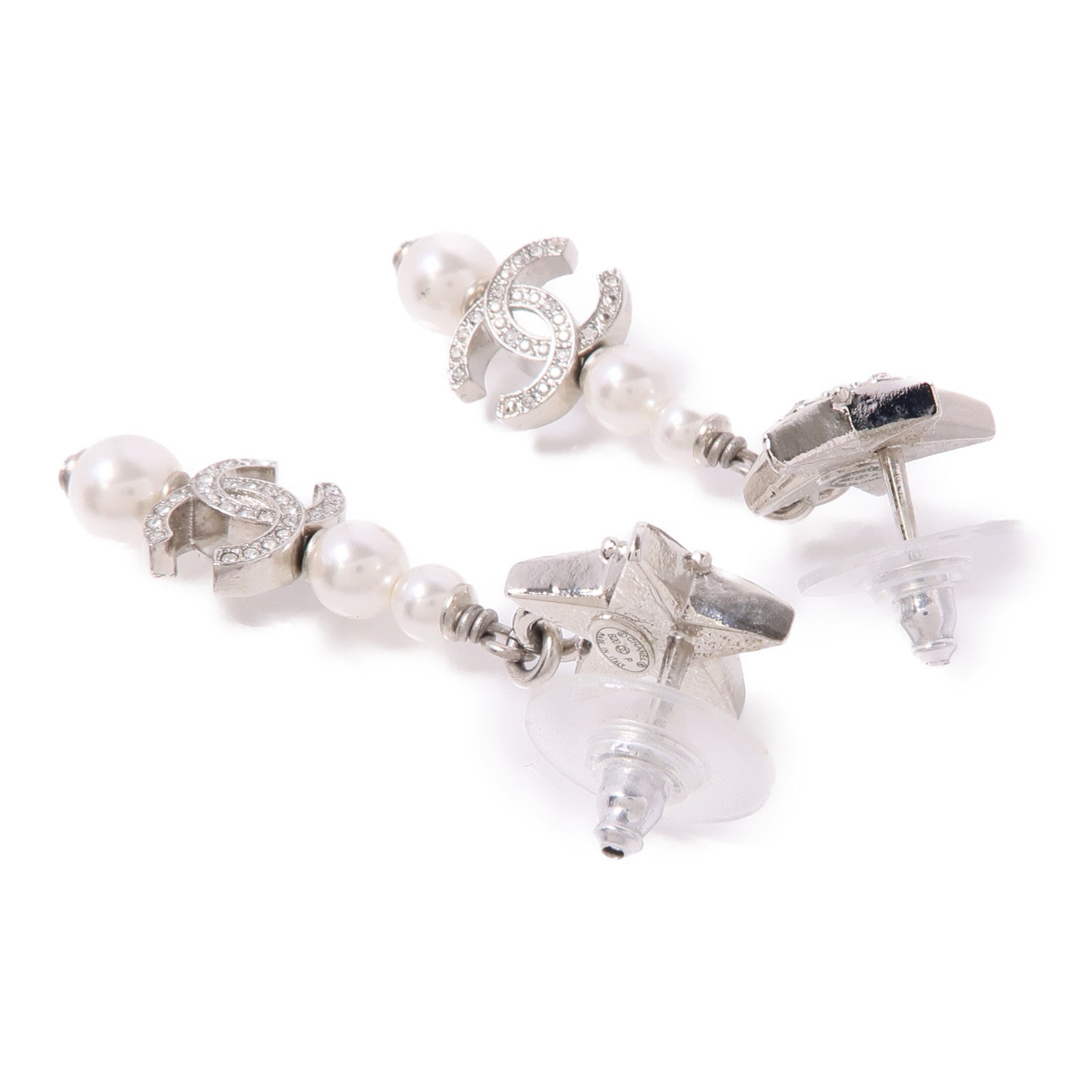 CHANEL 金屬/PVC Earrings耳環
