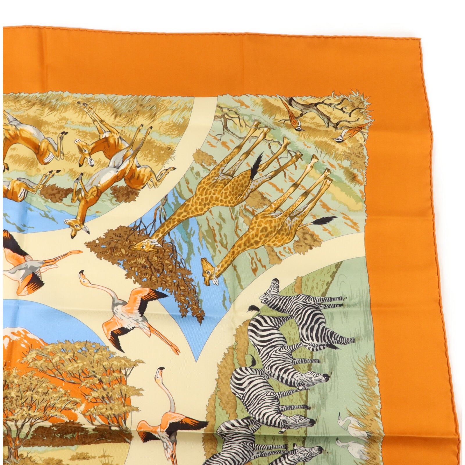 HERMES 絲質Scarf 90X90絲巾