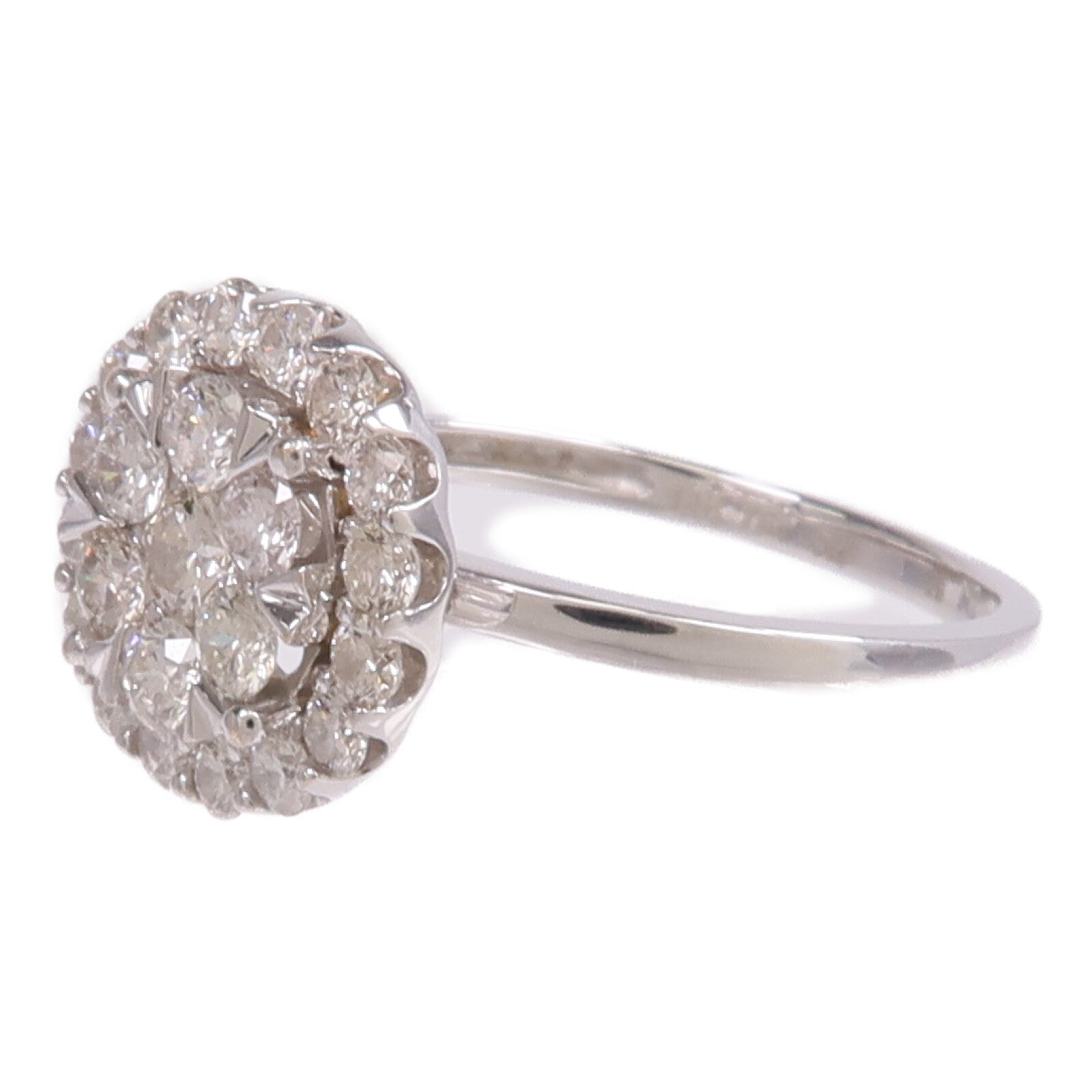 JEWELRY 【激減優惠】18K白金Diamond Ring鑽石戒指US#7.25