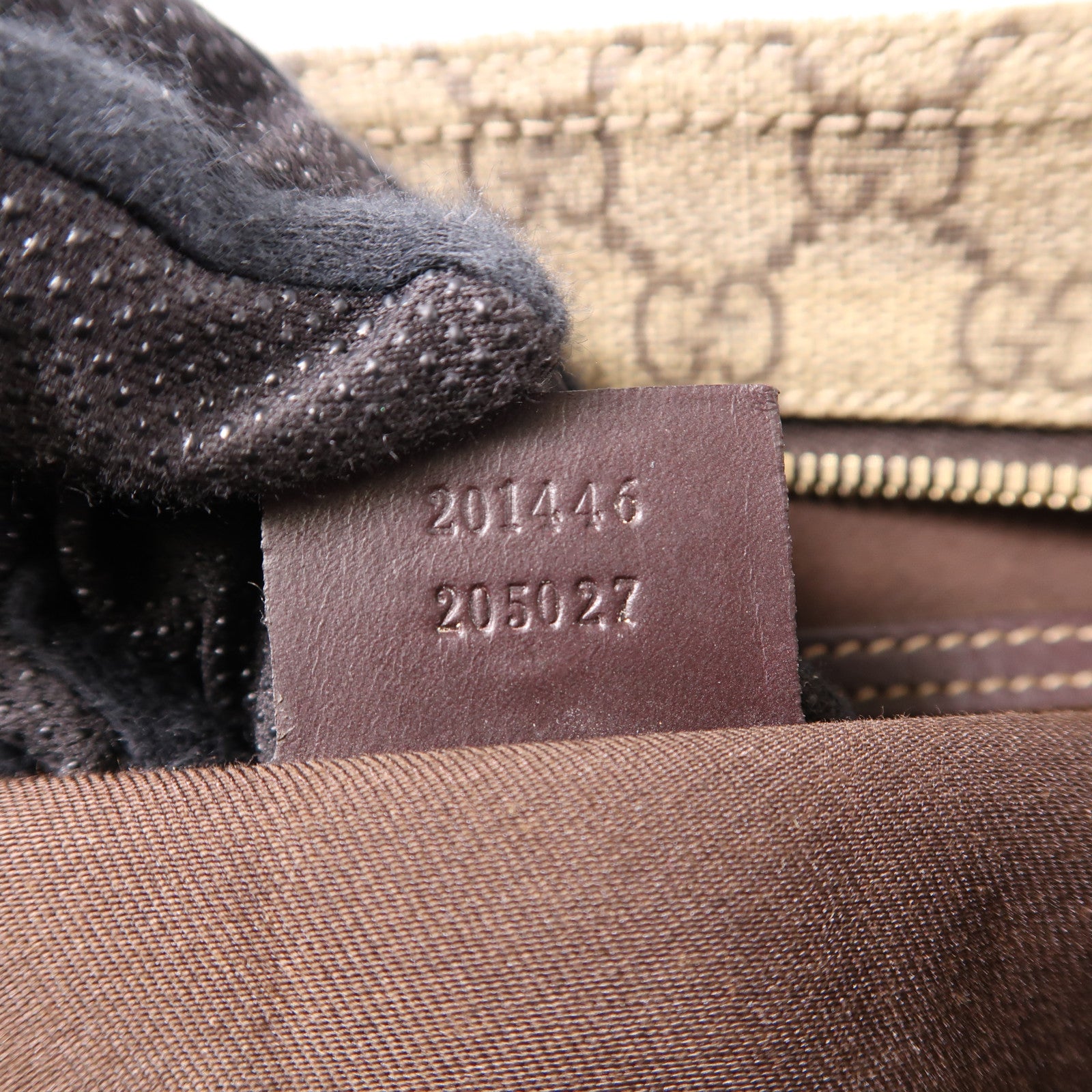 GUCCI 塗層帆布Shoulder Bag金扣肩背袋