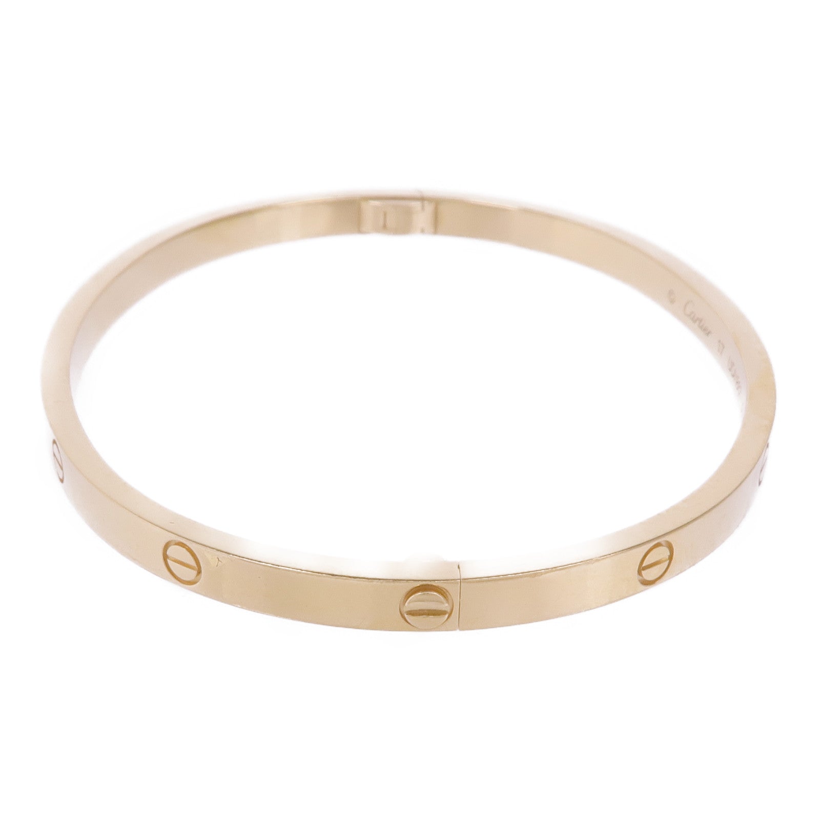 CARTIER 18K黄金Love Bangle手鐲#17