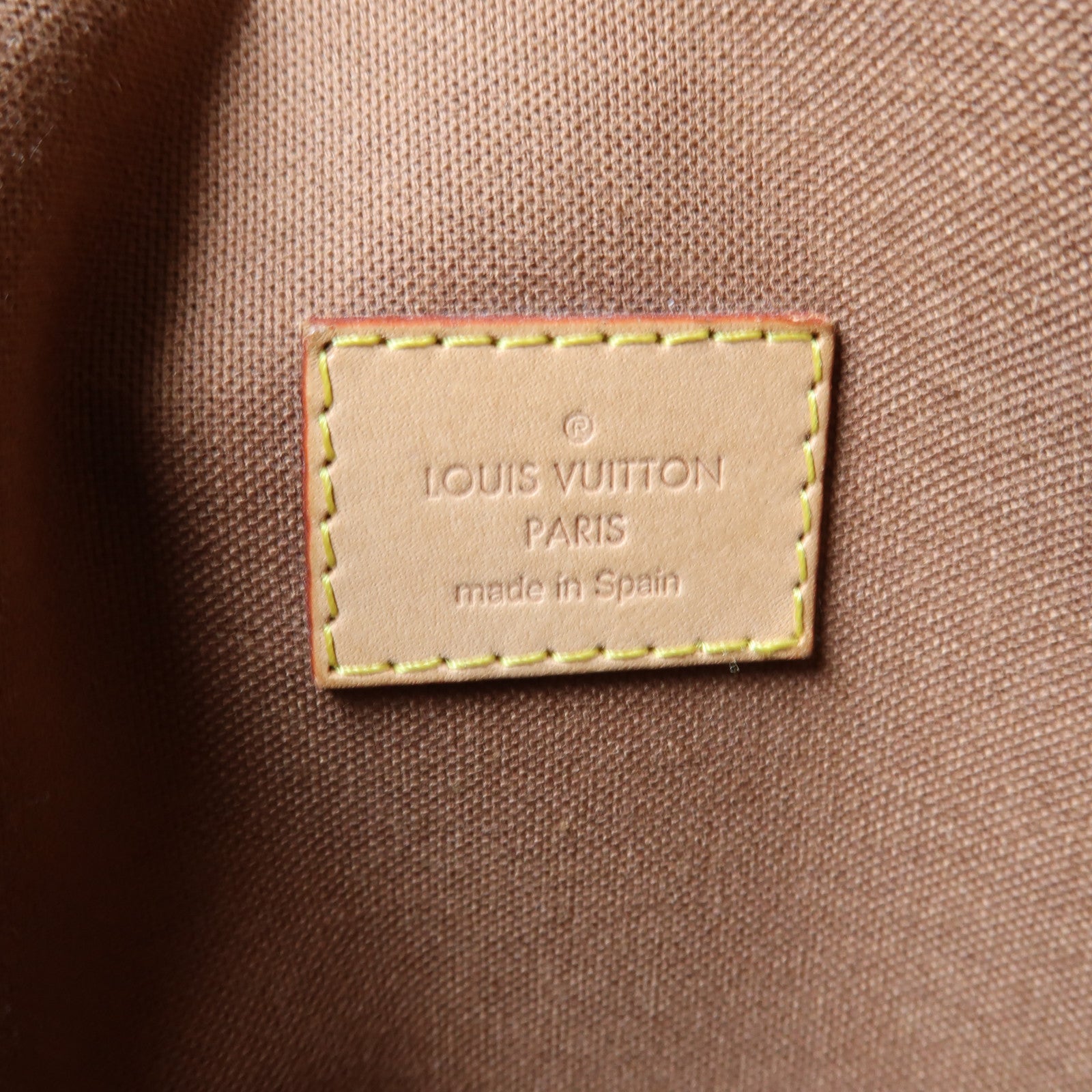LOUIS VUITTON Monogram Beaubourg金扣手挽袋啡色