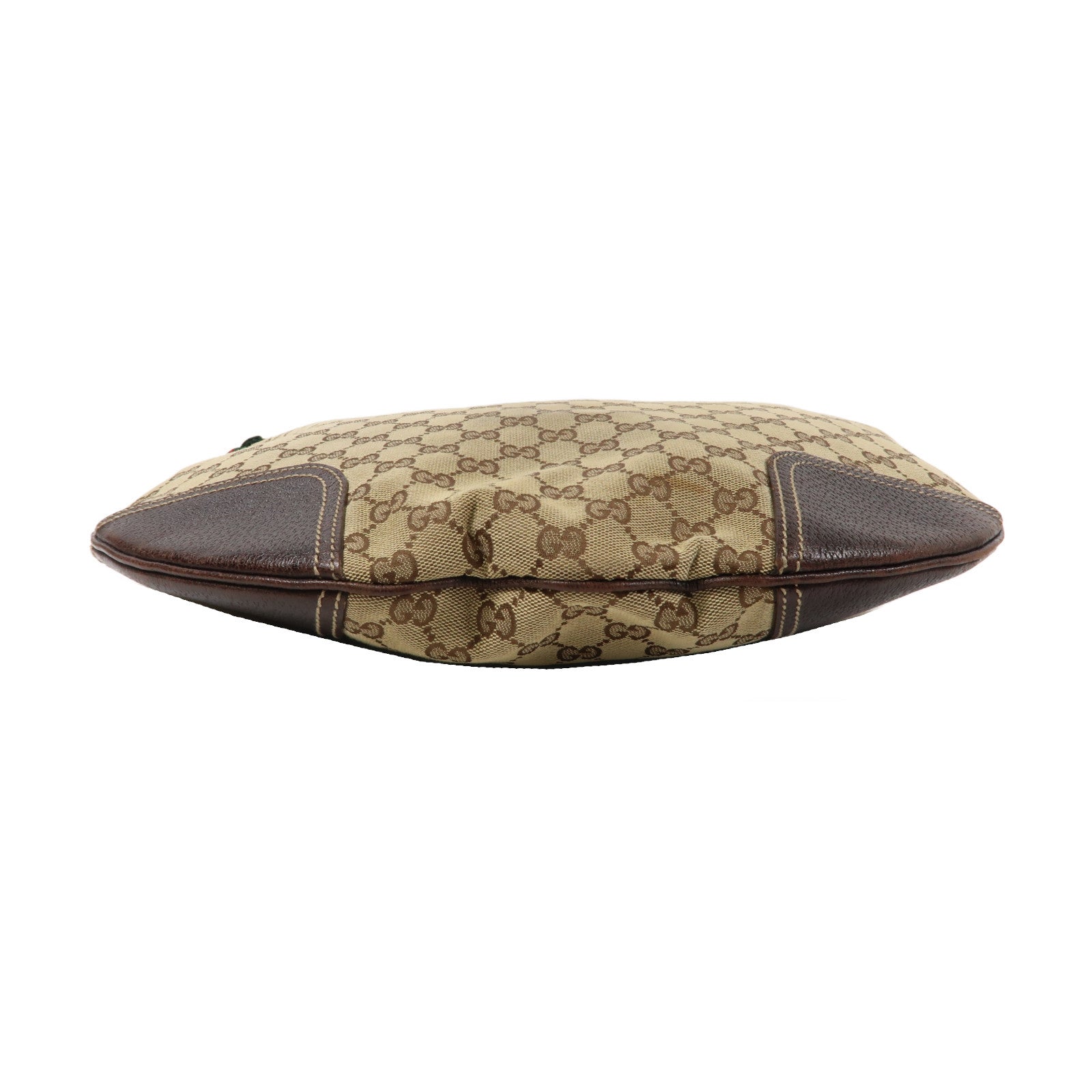 GUCCI GG帆布Princy Hobo Bag金扣肩背袋啡色