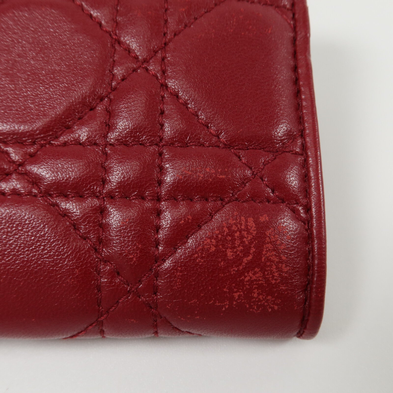 Dior 羊皮皮革Lady Dior Wallet On Chain鏈帶肩背袋