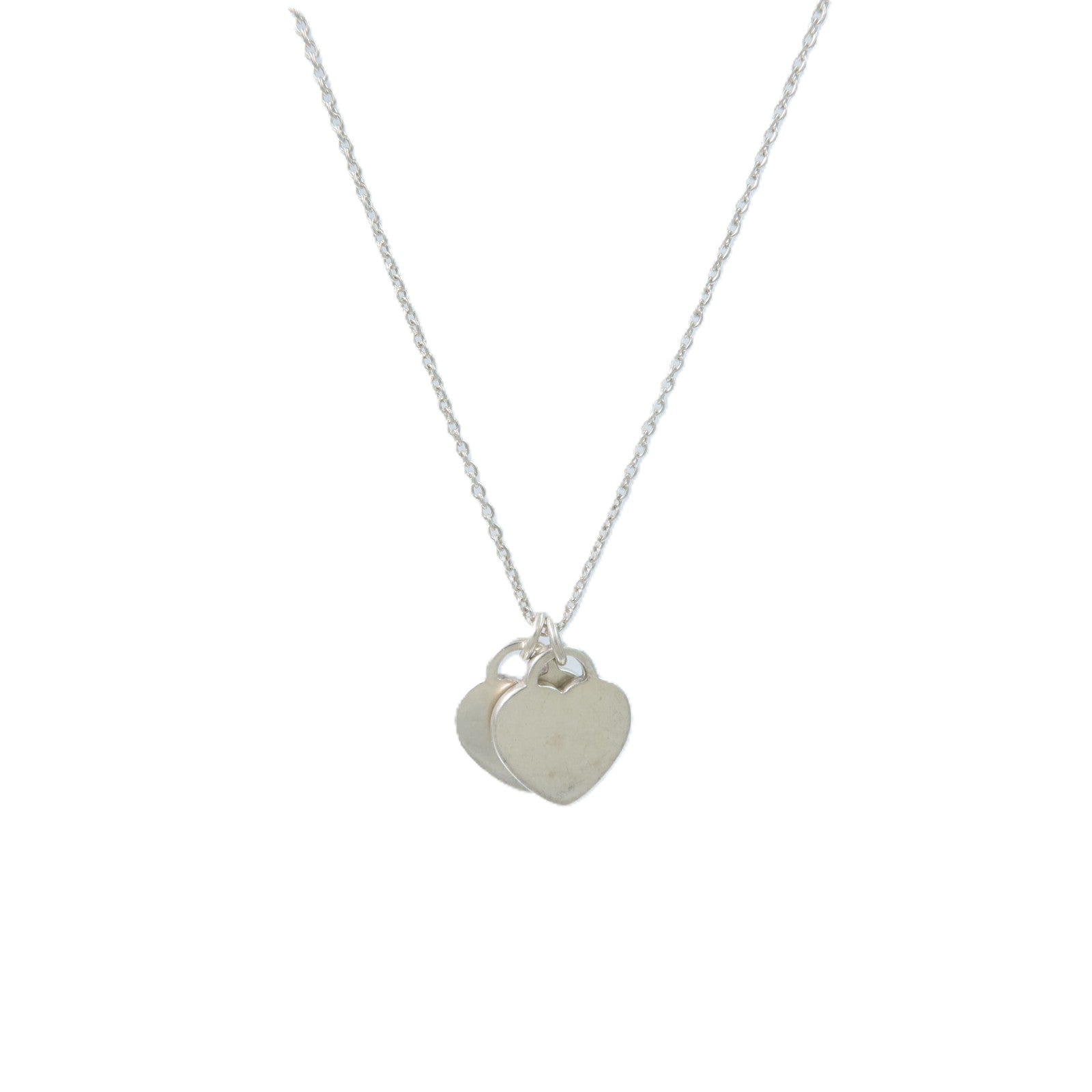 TIFFANY＆CO 925純銀Mini Heare Necklace項鍊