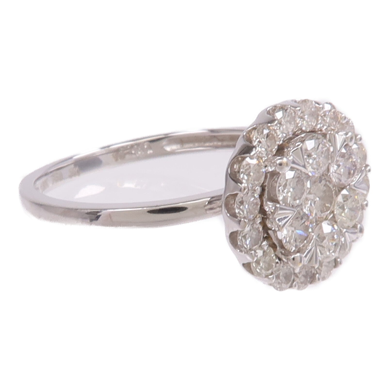JEWELRY 【激減優惠】18K白金Diamond Ring鑽石戒指US#7.25