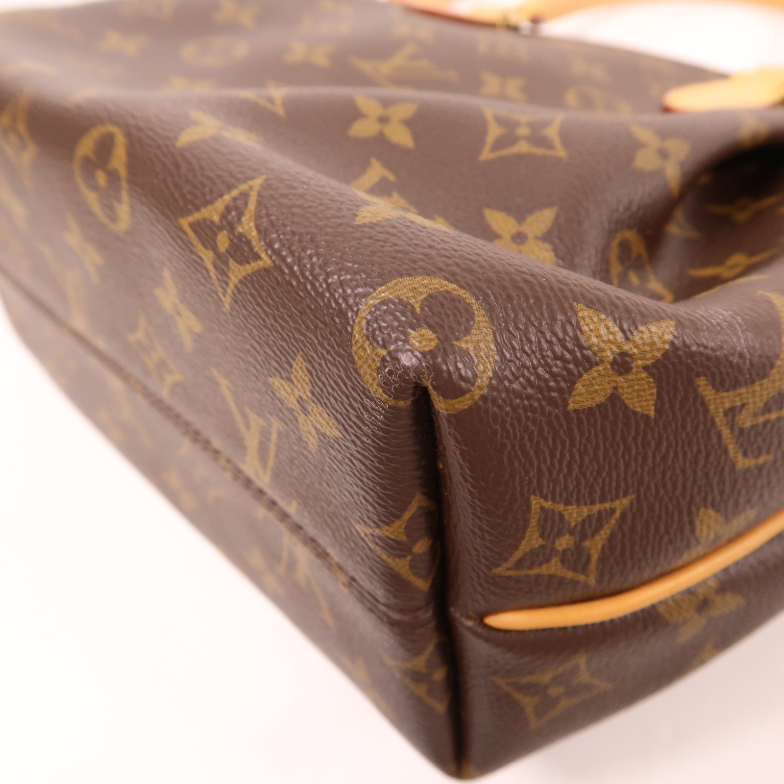LOUIS VUITTON Monogram Turenne PM金扣手挽肩背兩用袋棕色