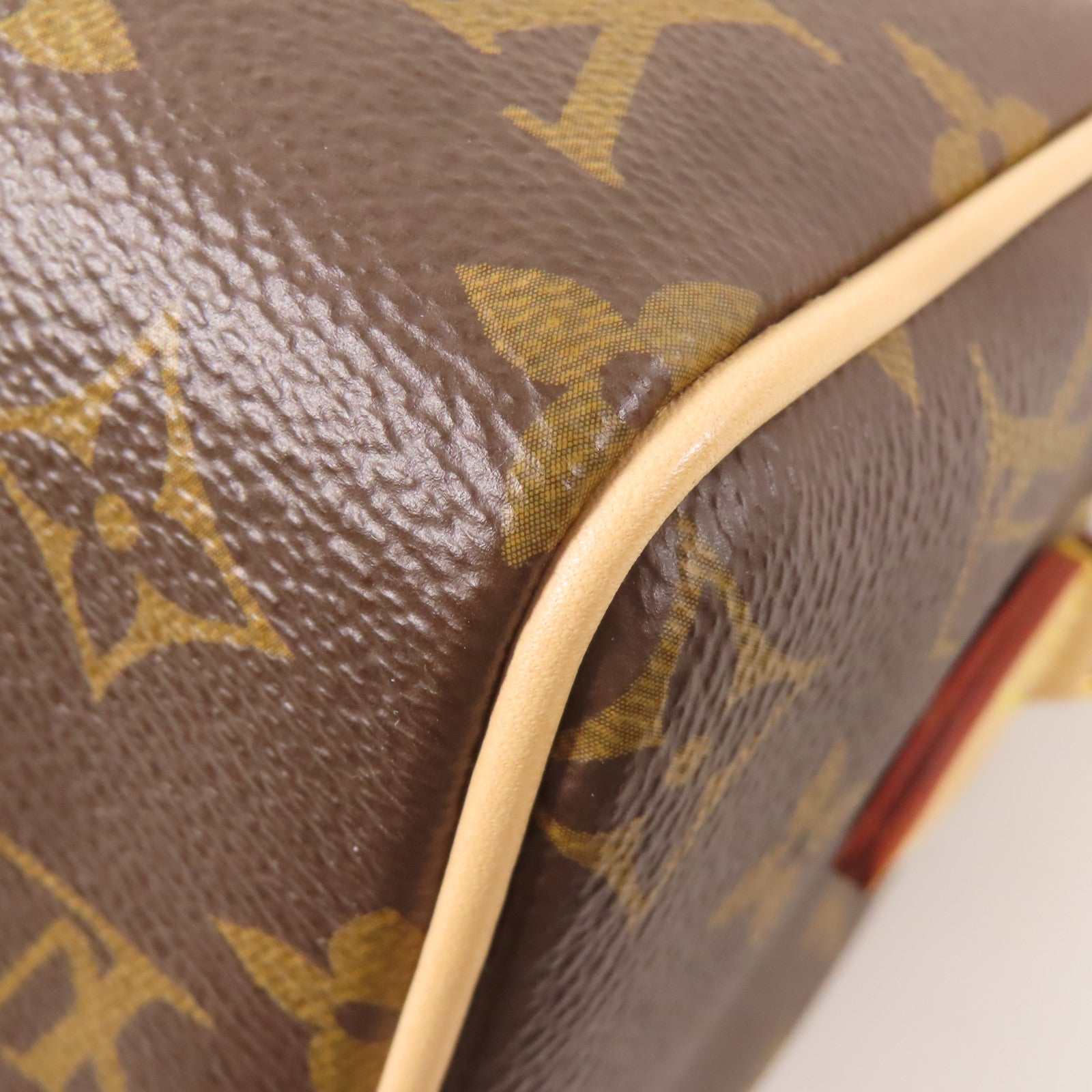 LOUIS VUITTON Monogram Speedy 20金扣手挽肩背兩用袋啡色