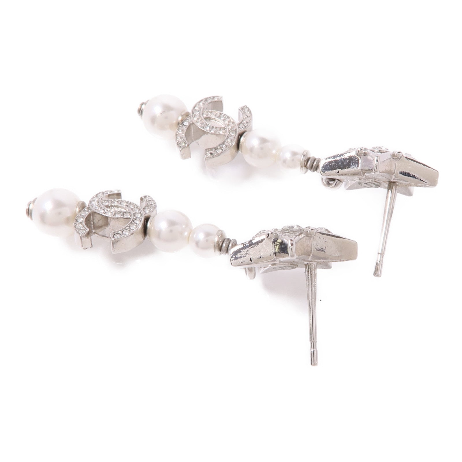 CHANEL 金屬/PVC Earrings耳環