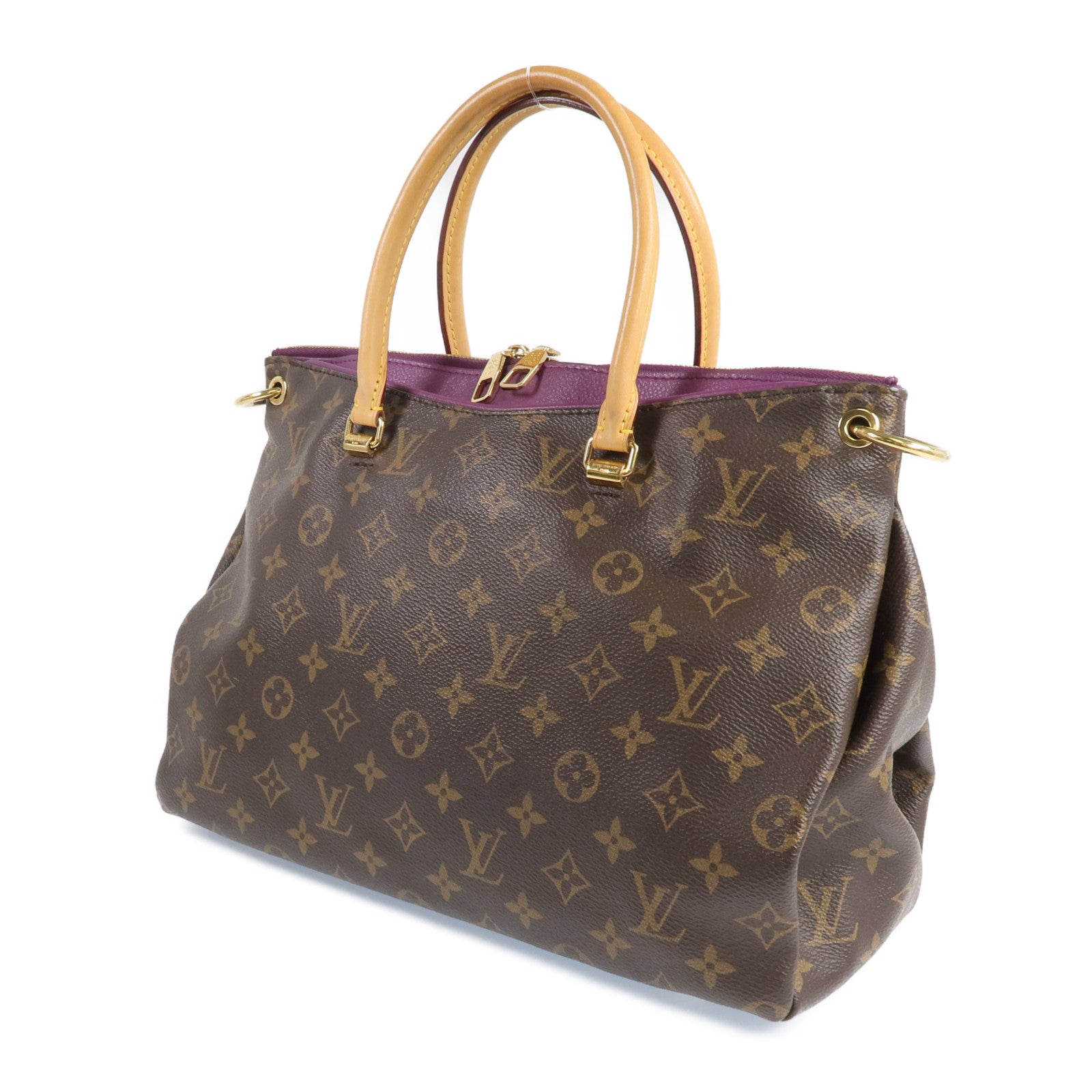 LOUIS VUITTON Monogram Pallas MM金扣手挽肩背兩用袋