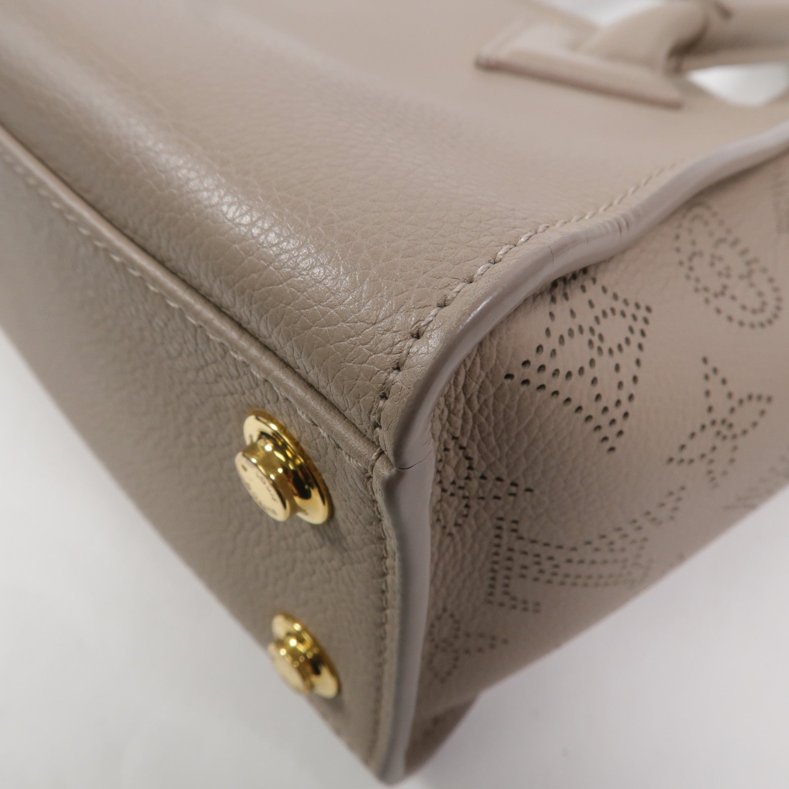 LOUIS VUITTON Monogram Mahina On My Side PM金扣手挽肩背兩用袋
