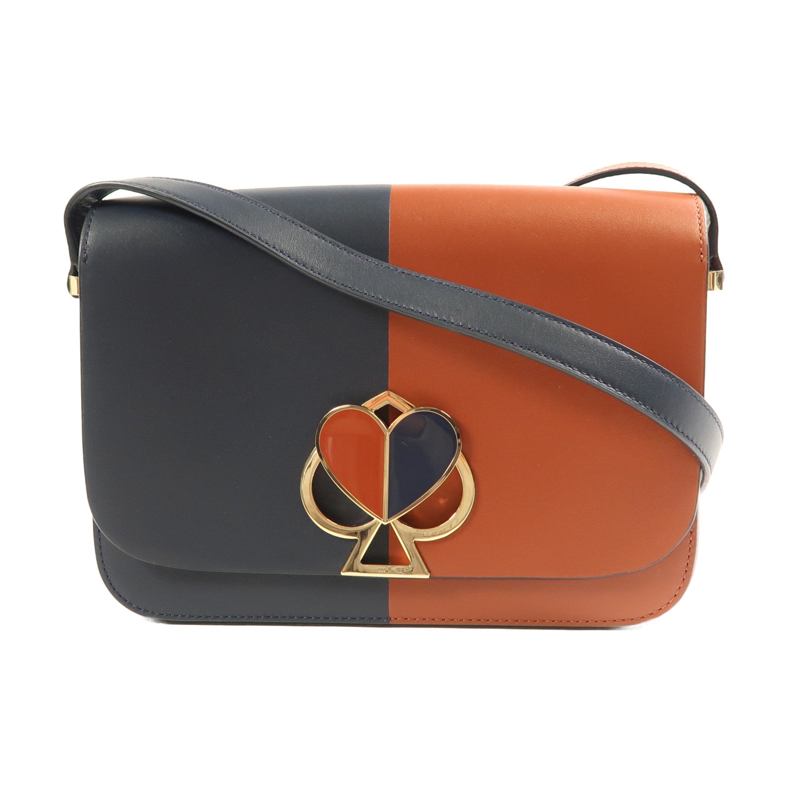 Kate Spade 牛皮皮革Shoulder Bag金扣肩背袋