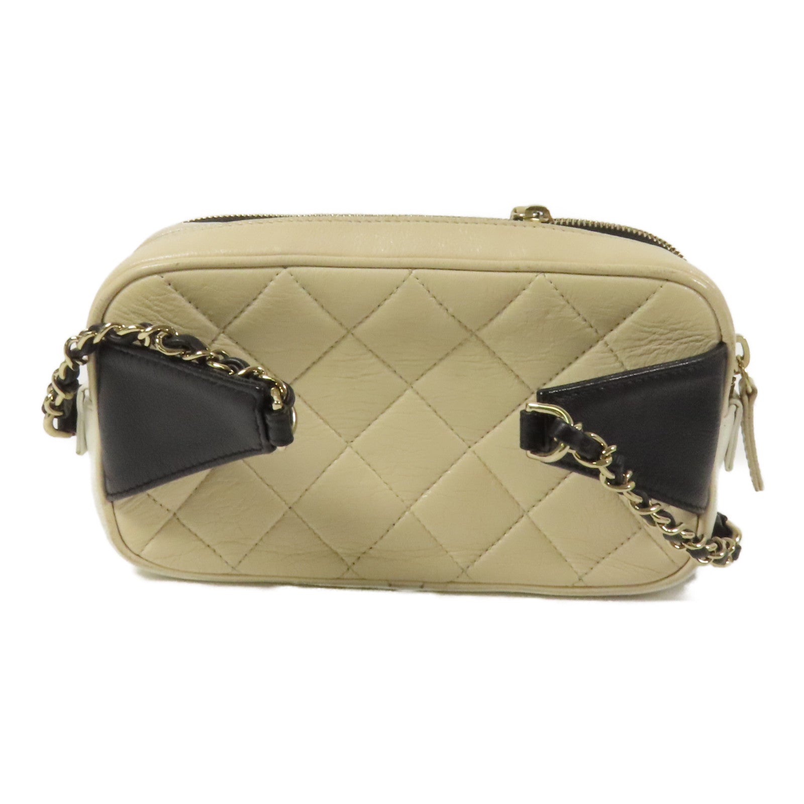 CHANEL 牛皮皮革Waist Bag金扣腰包