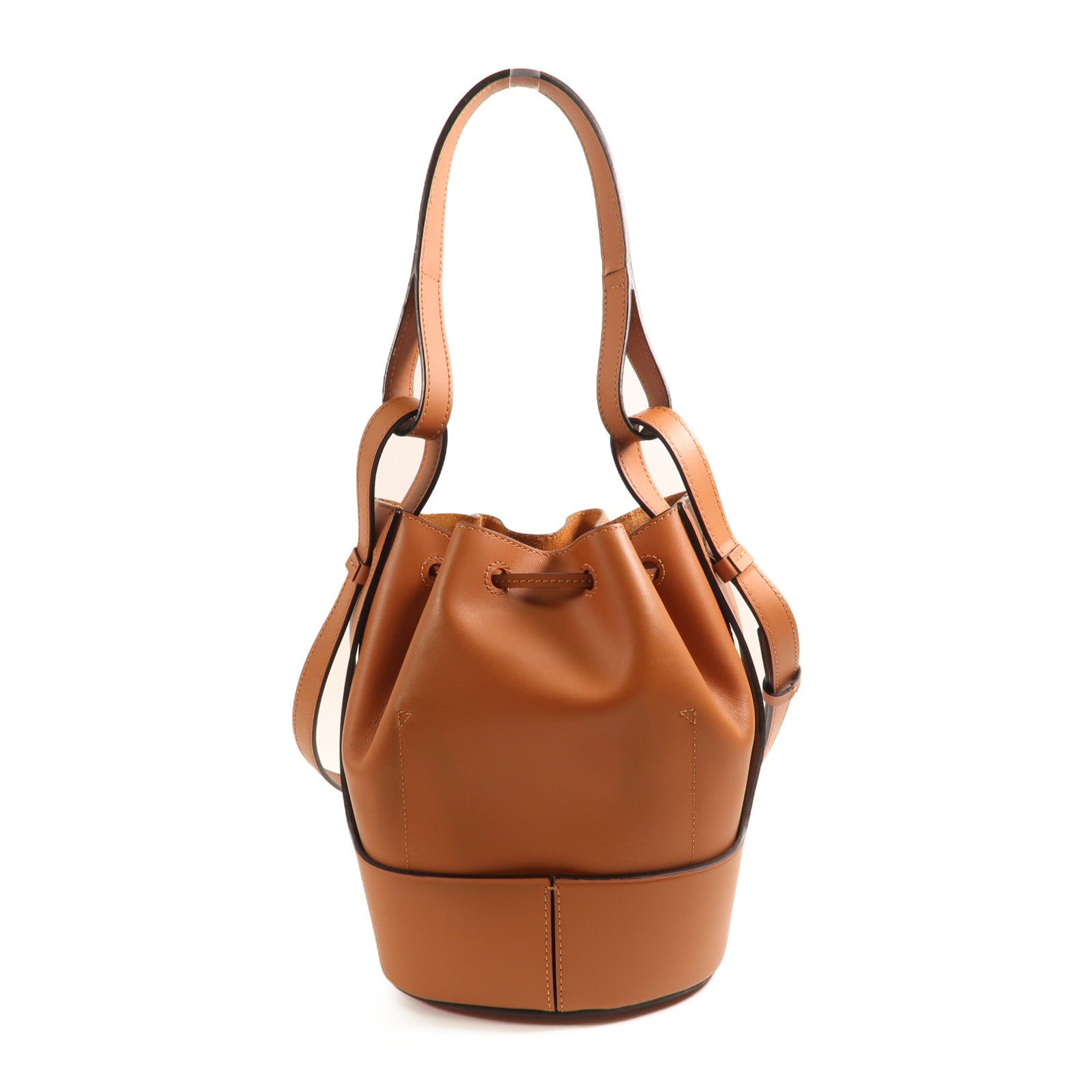 LOEWE 牛皮皮革Balloon金扣手挽肩背兩用袋