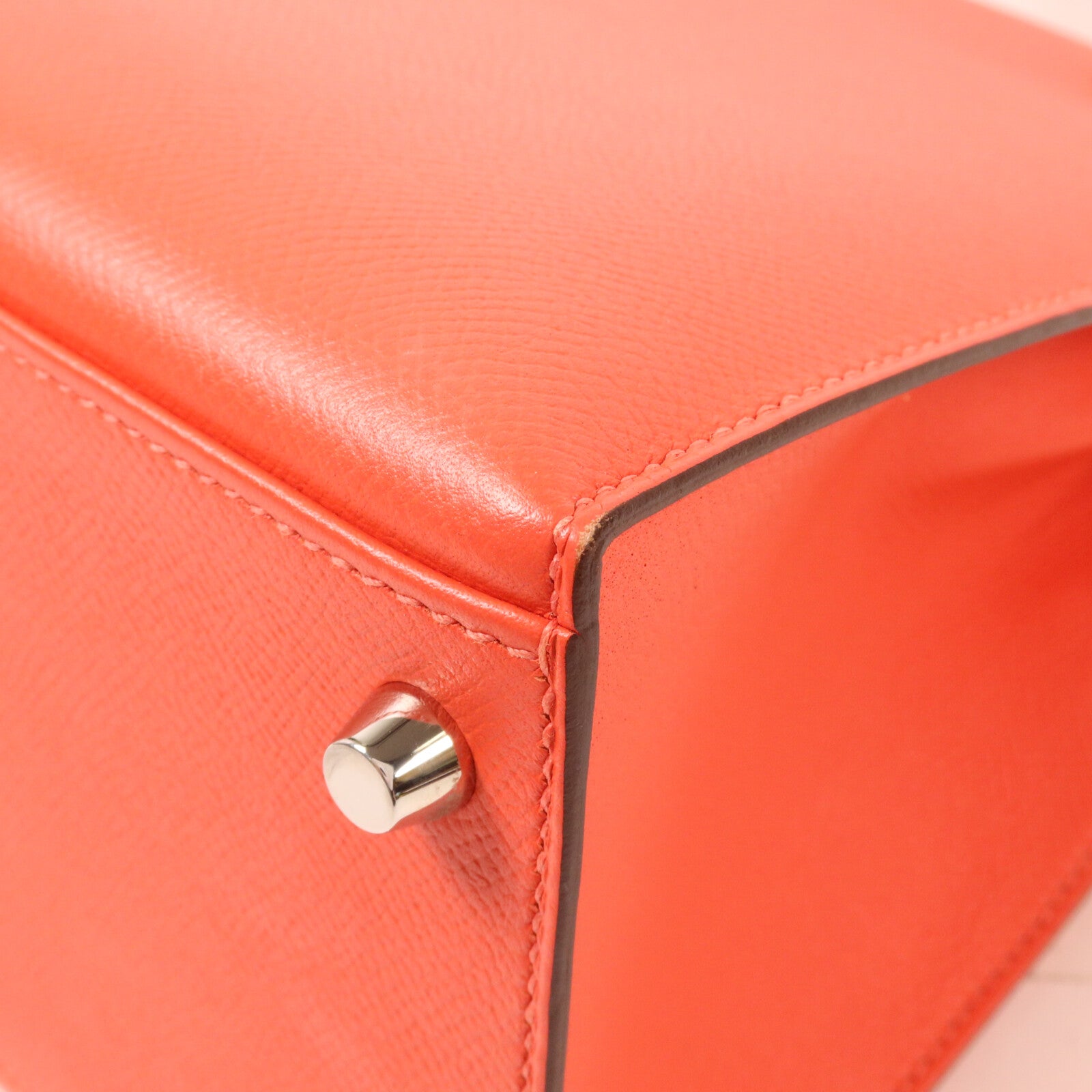 HERMES Epsom皮革Kelly 28手挽肩背兩用袋Rose Jaipur