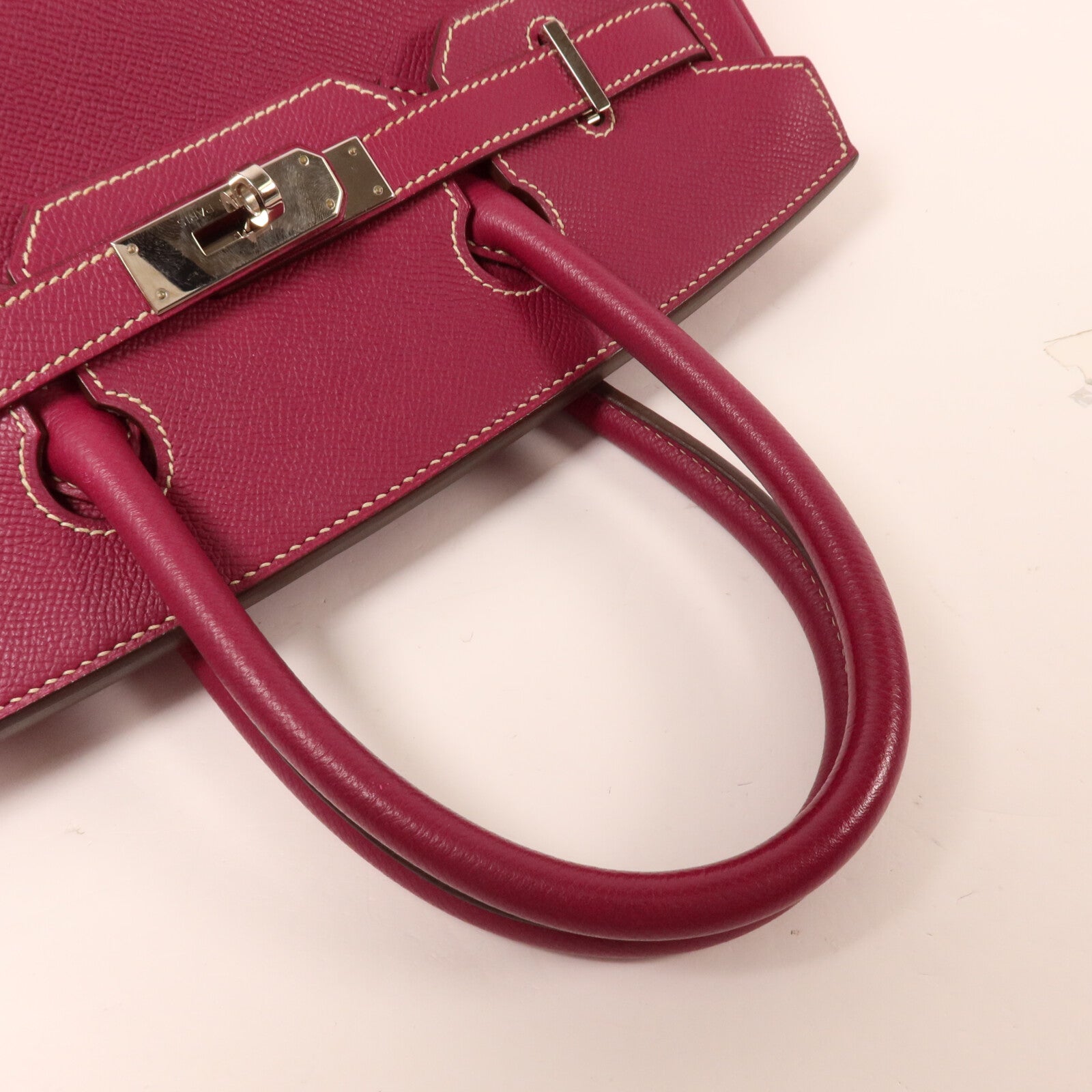 HERMES Epsom皮革Birkin 30手挽袋Tosca