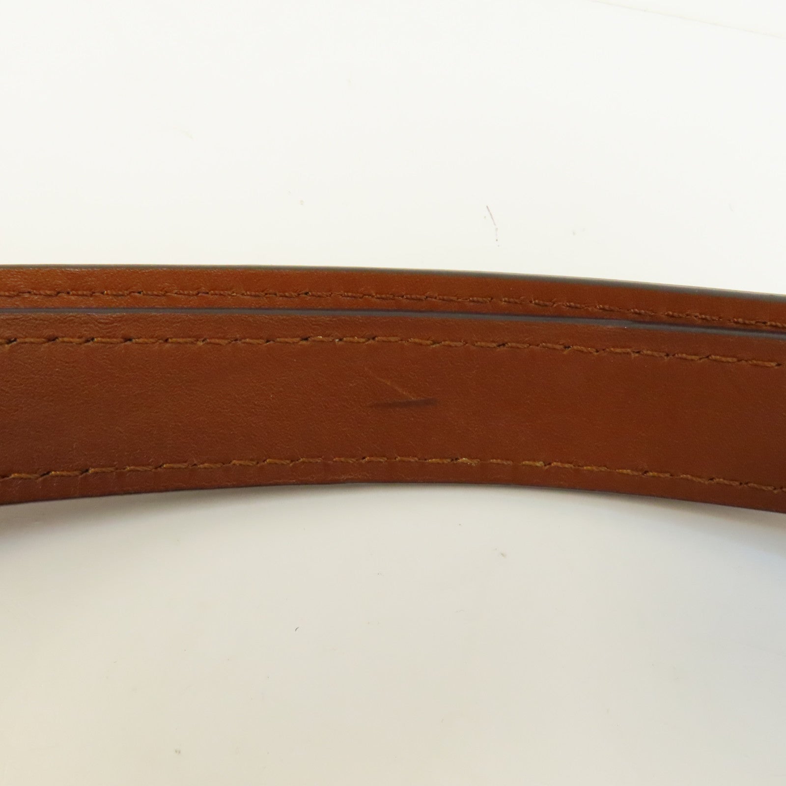 LOUIS VUITTON Monogram Reverse Dauphine MM金扣肩背袋啡色