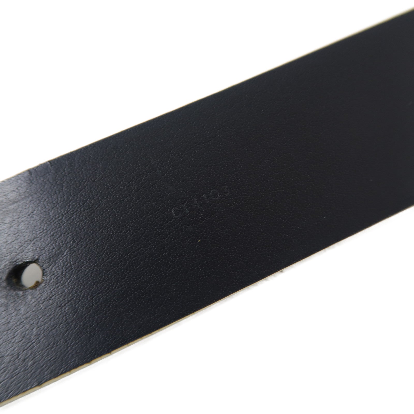 LOUIS VUITTON 牛皮皮革Belt 95cm皮帶黑色