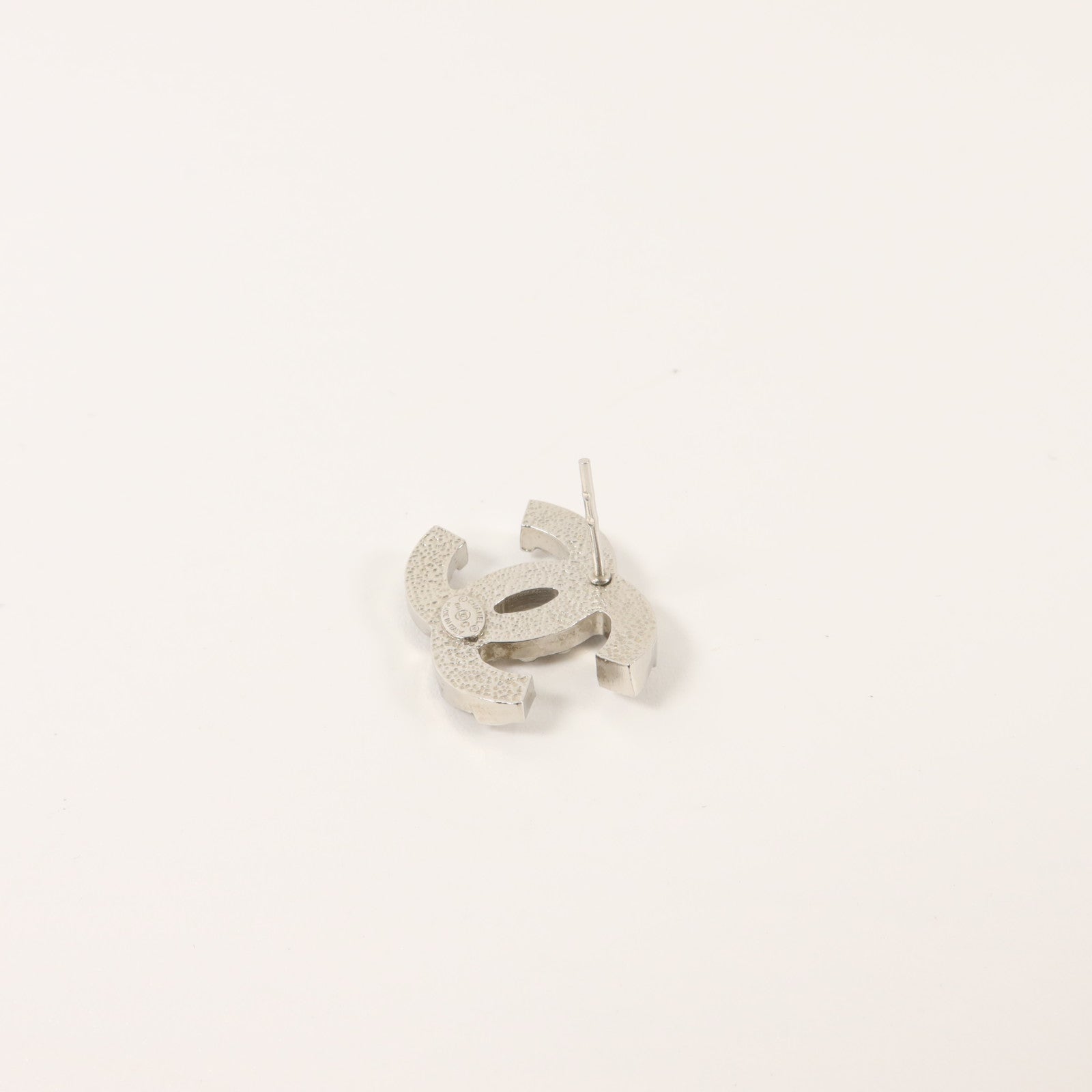 CHANEL 金屬/水晶Pierced Earring耳環