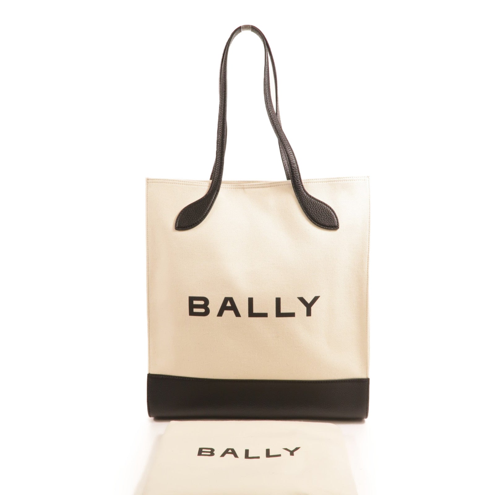 BALLY 帆布Bar Keep On Tote Bag肩背袋