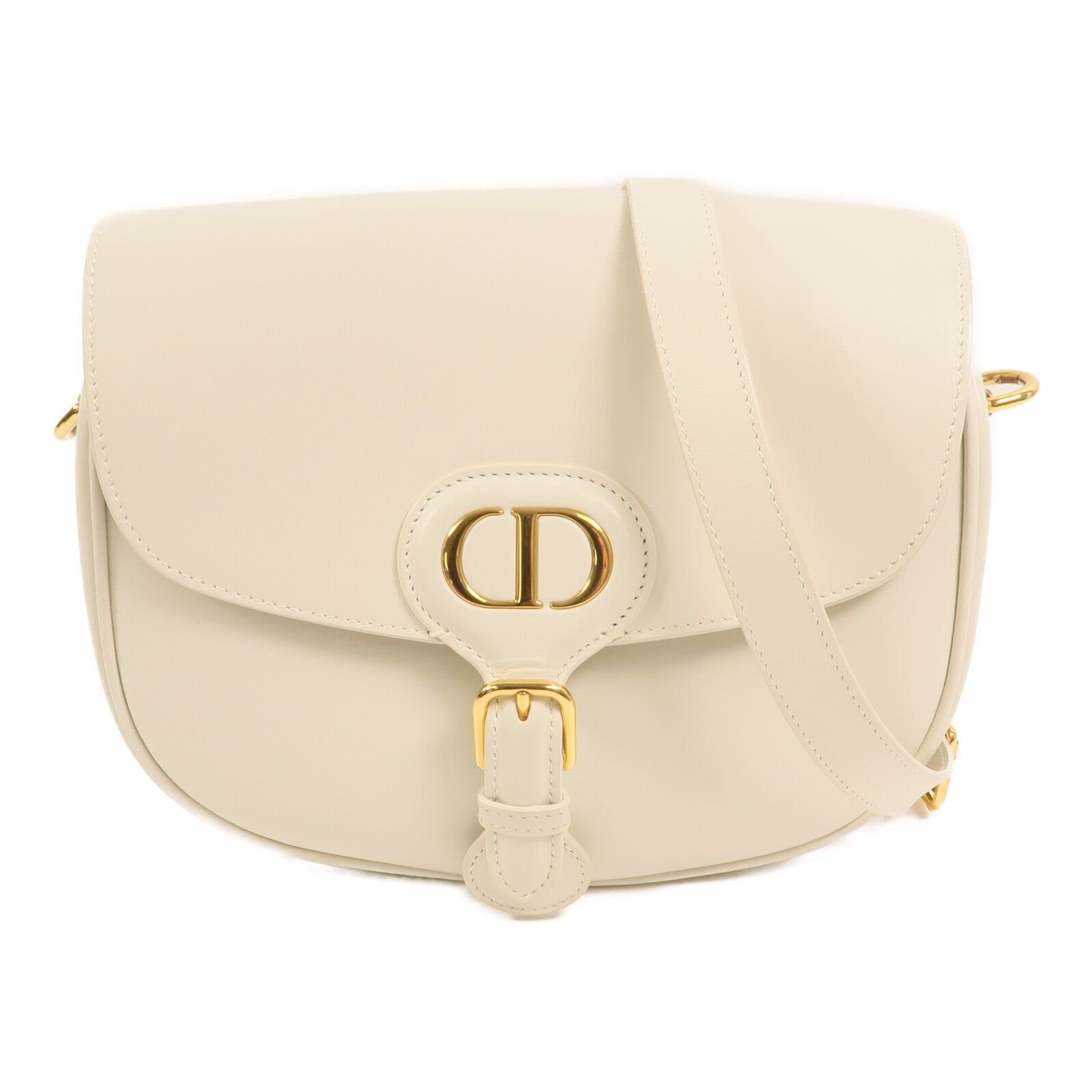 Dior 【激減優惠】牛皮皮革Bobby Medium金扣肩背袋