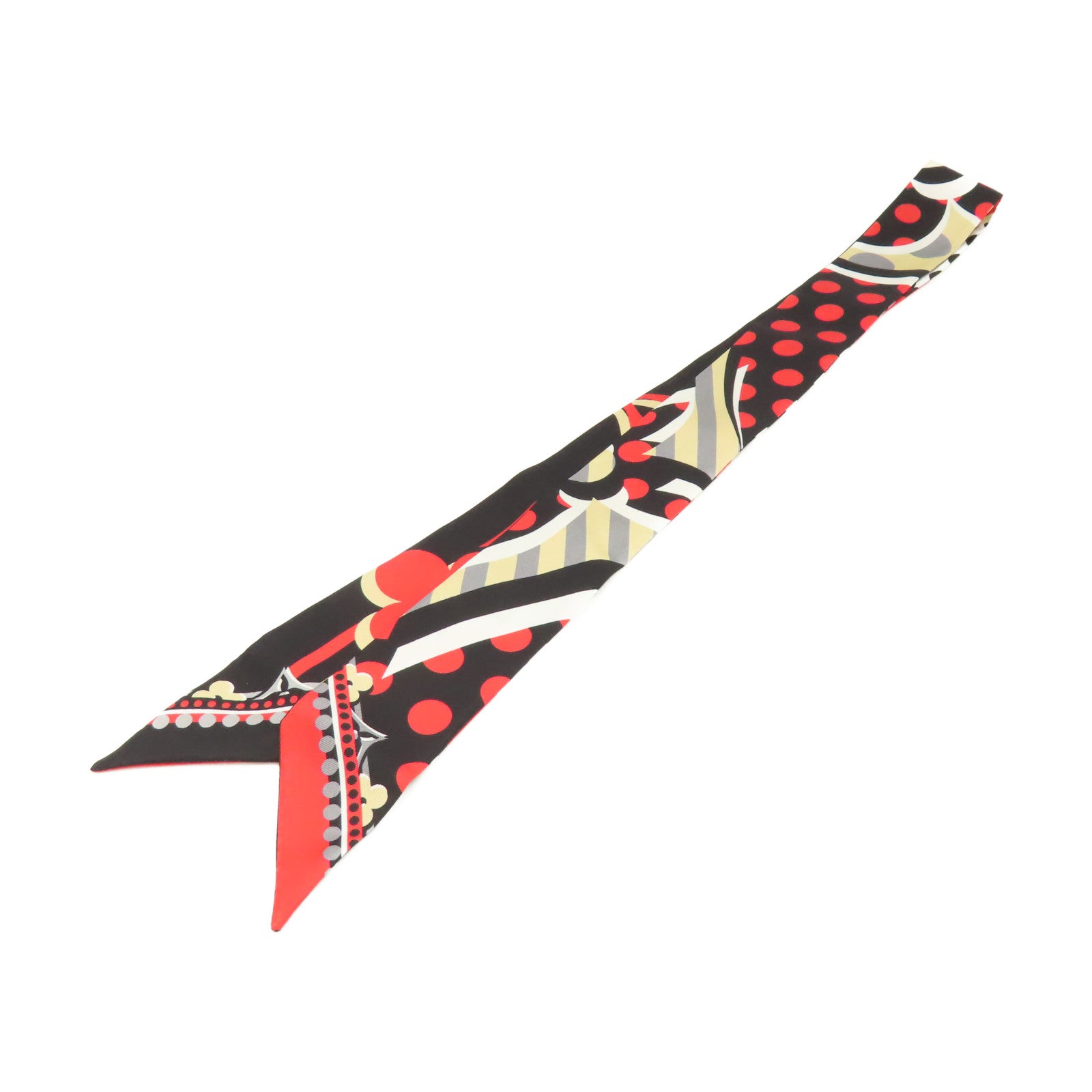 LOUIS VUITTON 【激減優惠】Pop Monogram絲質BB Bandeau Scarf絲巾紅色/黑色/彩色