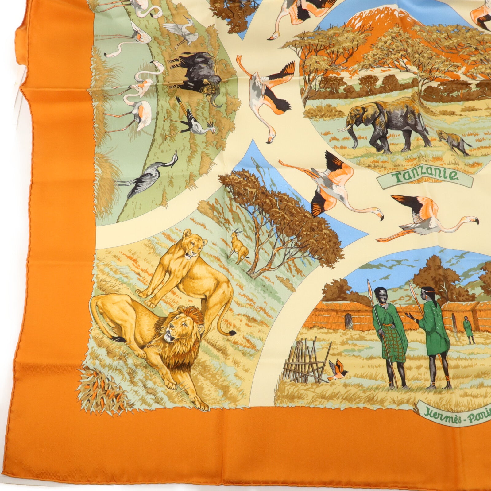 HERMES 絲質Scarf 90X90絲巾
