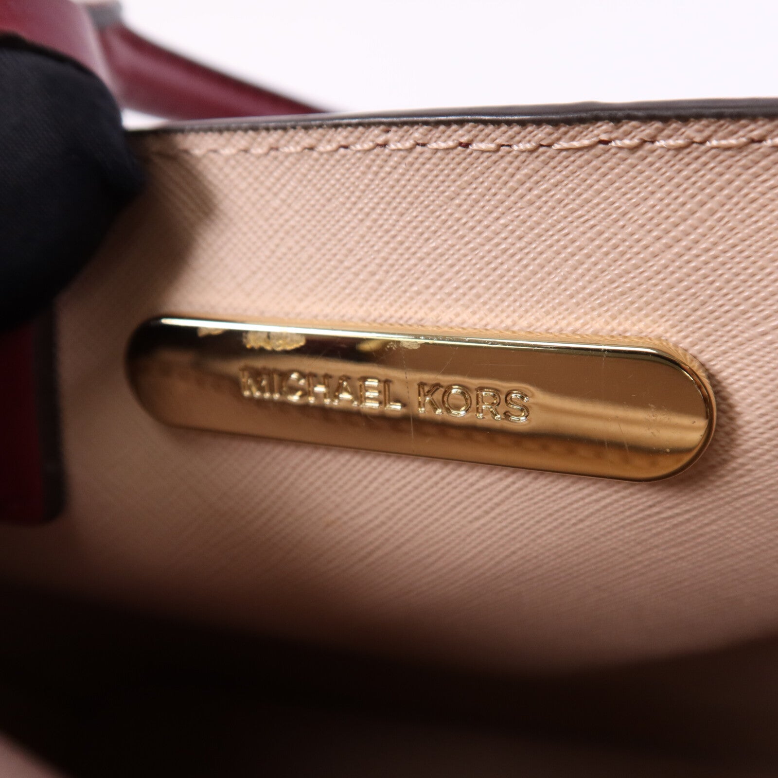 Michael Kors 皮革Hand Bag金扣手挽袋