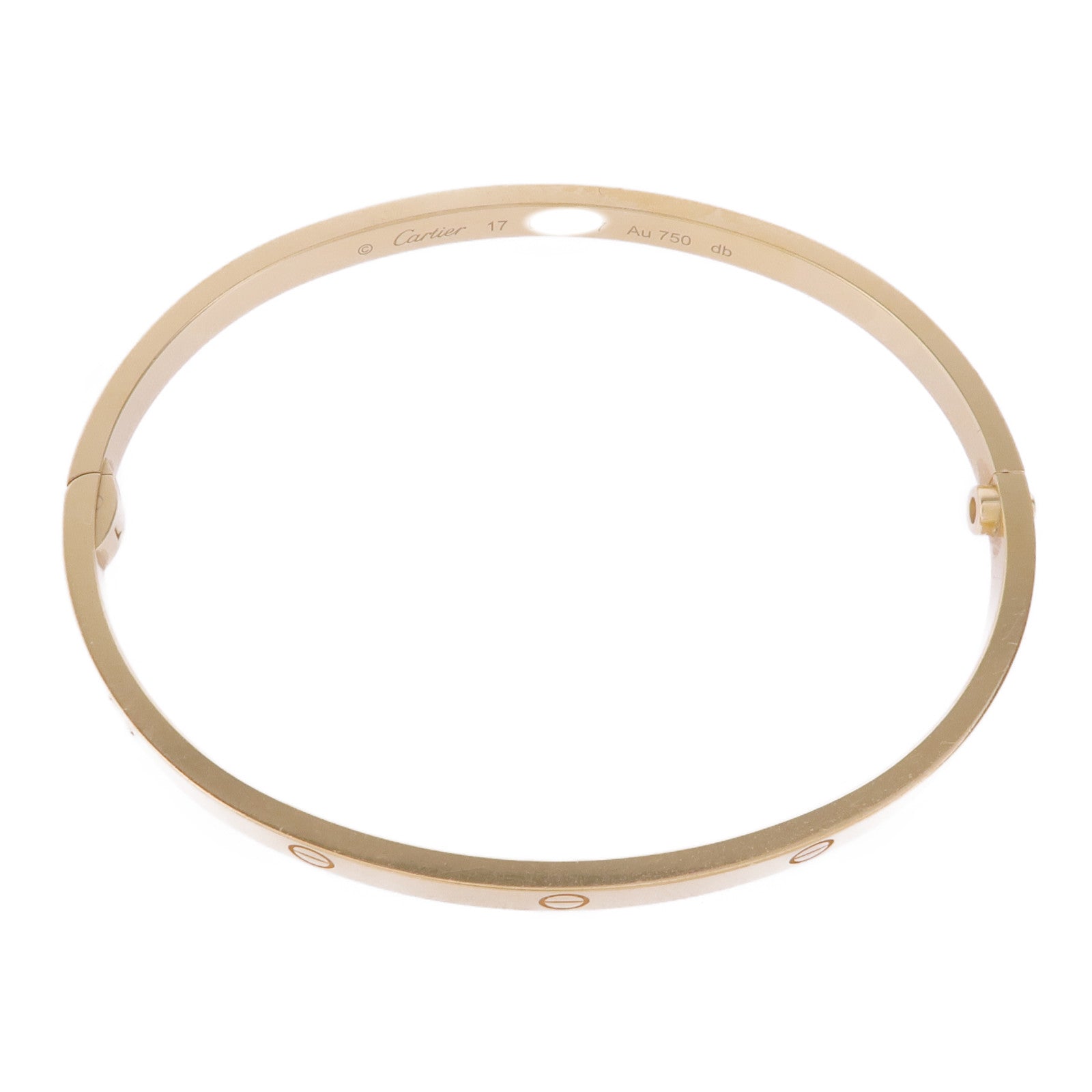 CARTIER 18K黄金Love Bangle手鐲#17