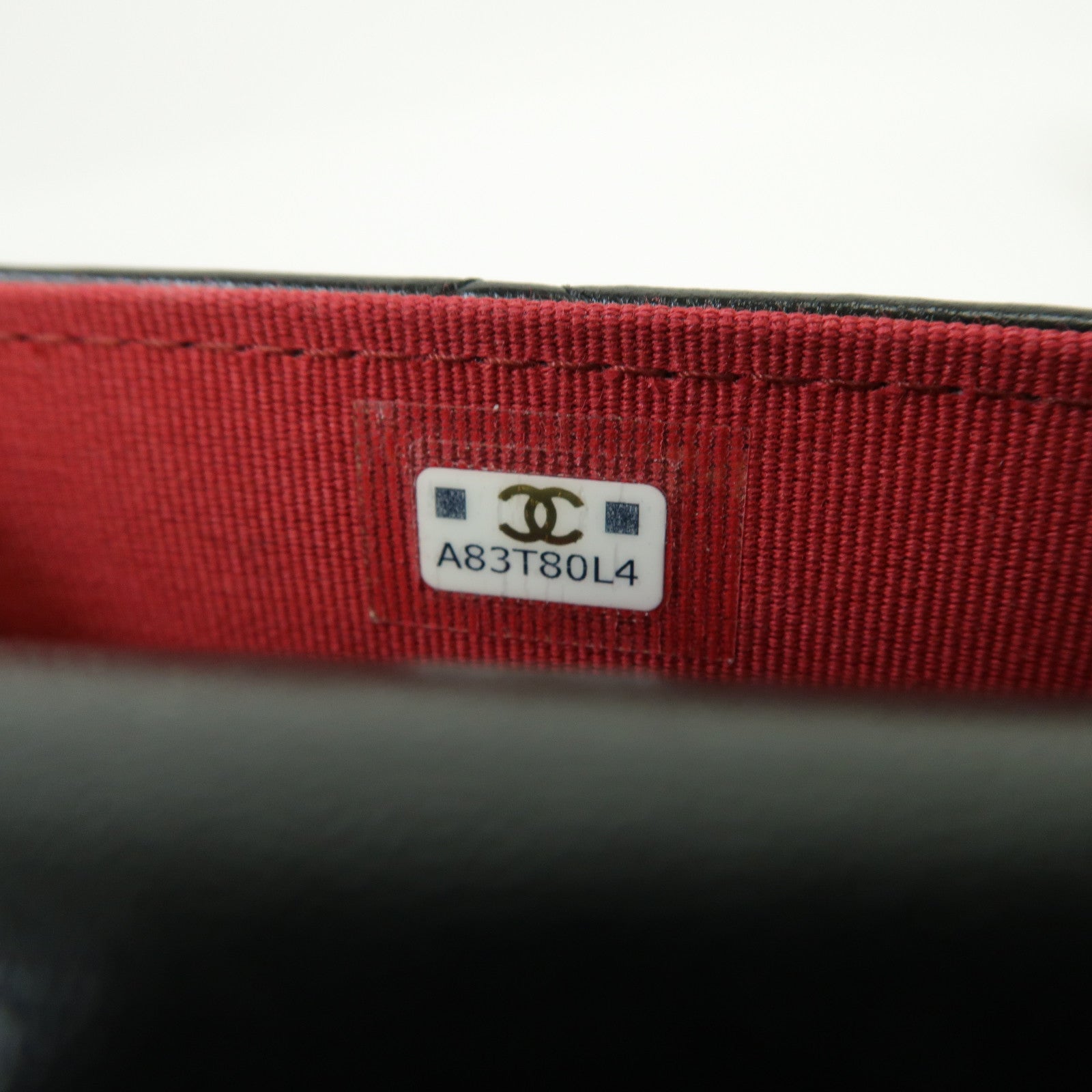 CHANEL 【激減優惠】菱格牛皮皮革Chanel 19 Phone Holder With Chain手挽肩背兩用袋黑色
